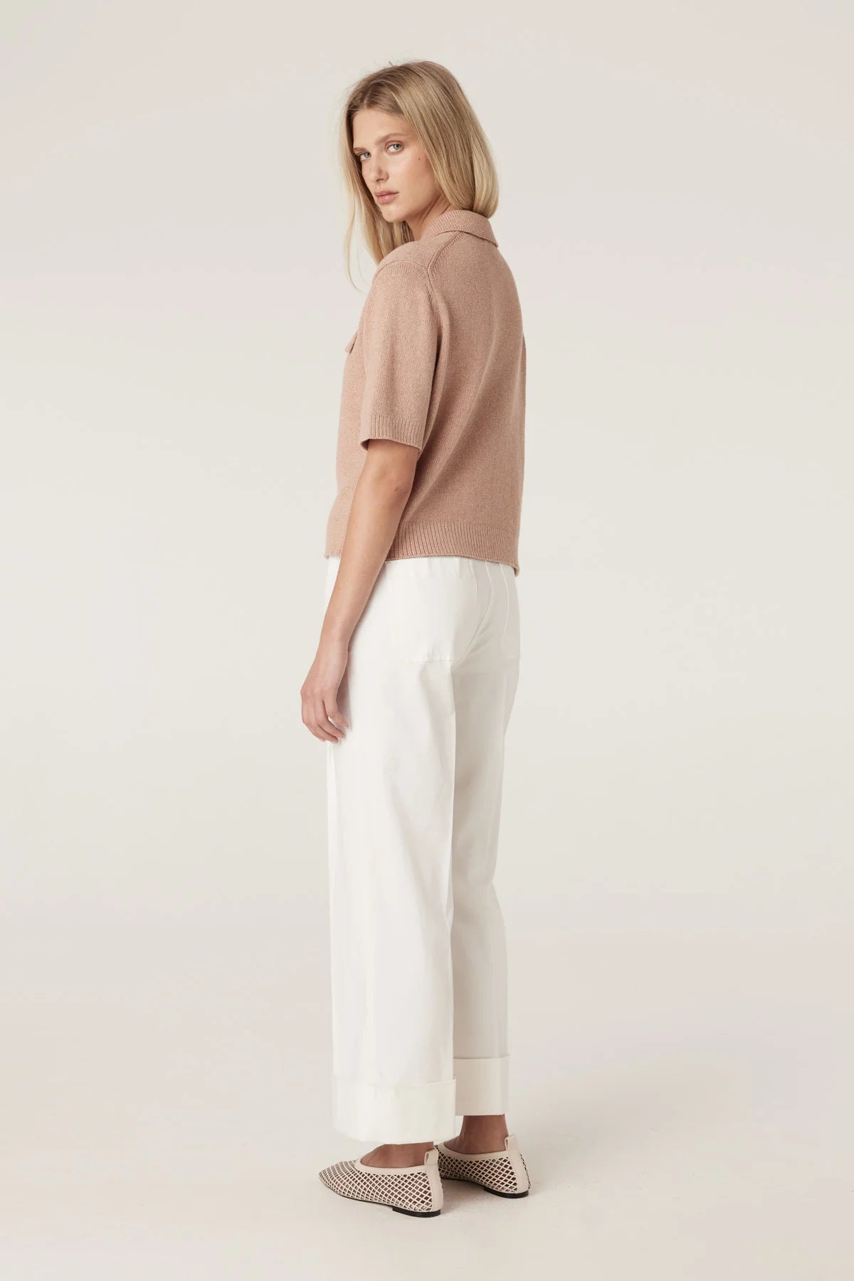 Flax Polo Cardigan