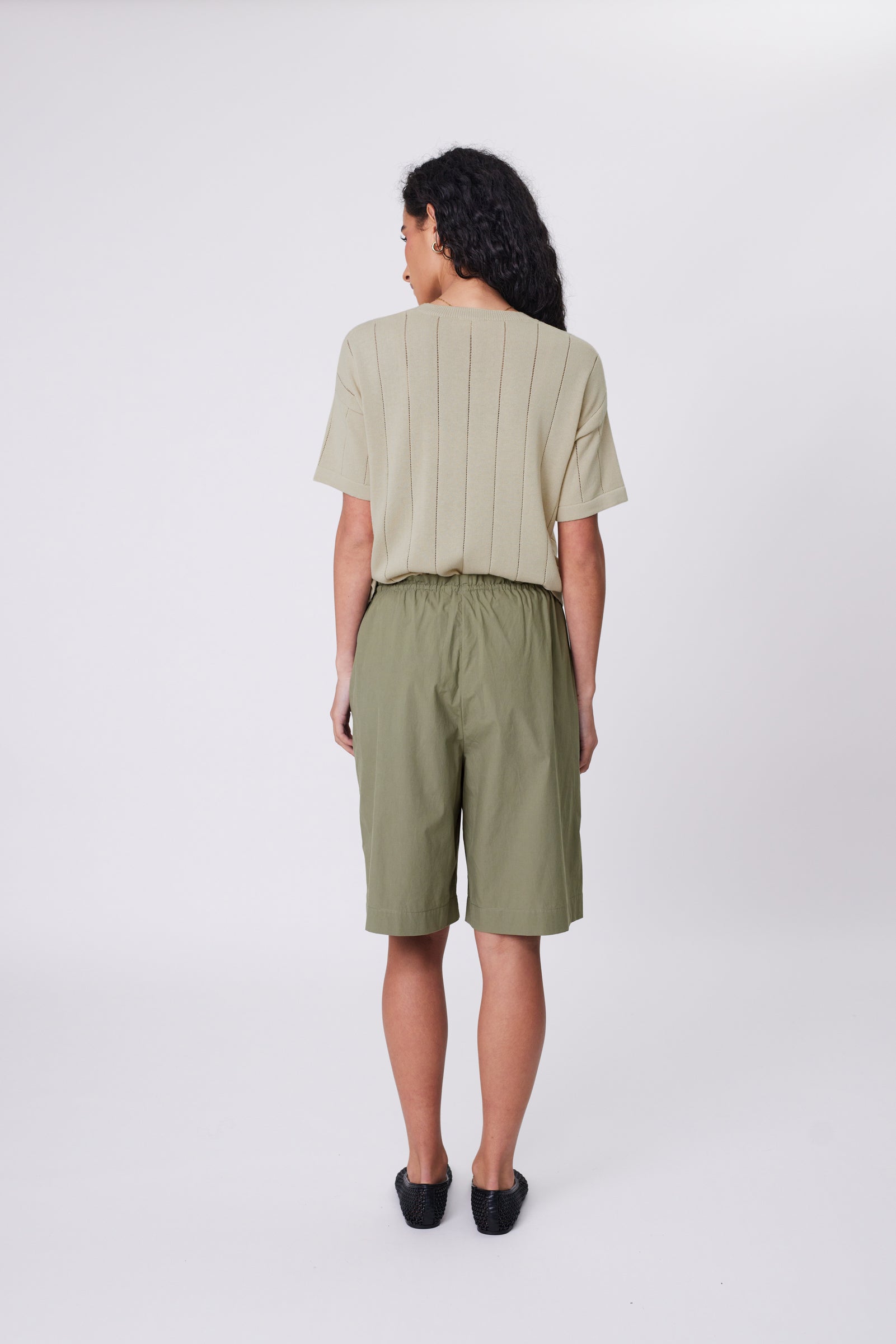 Marlow Cascade Longline Short - Laurel