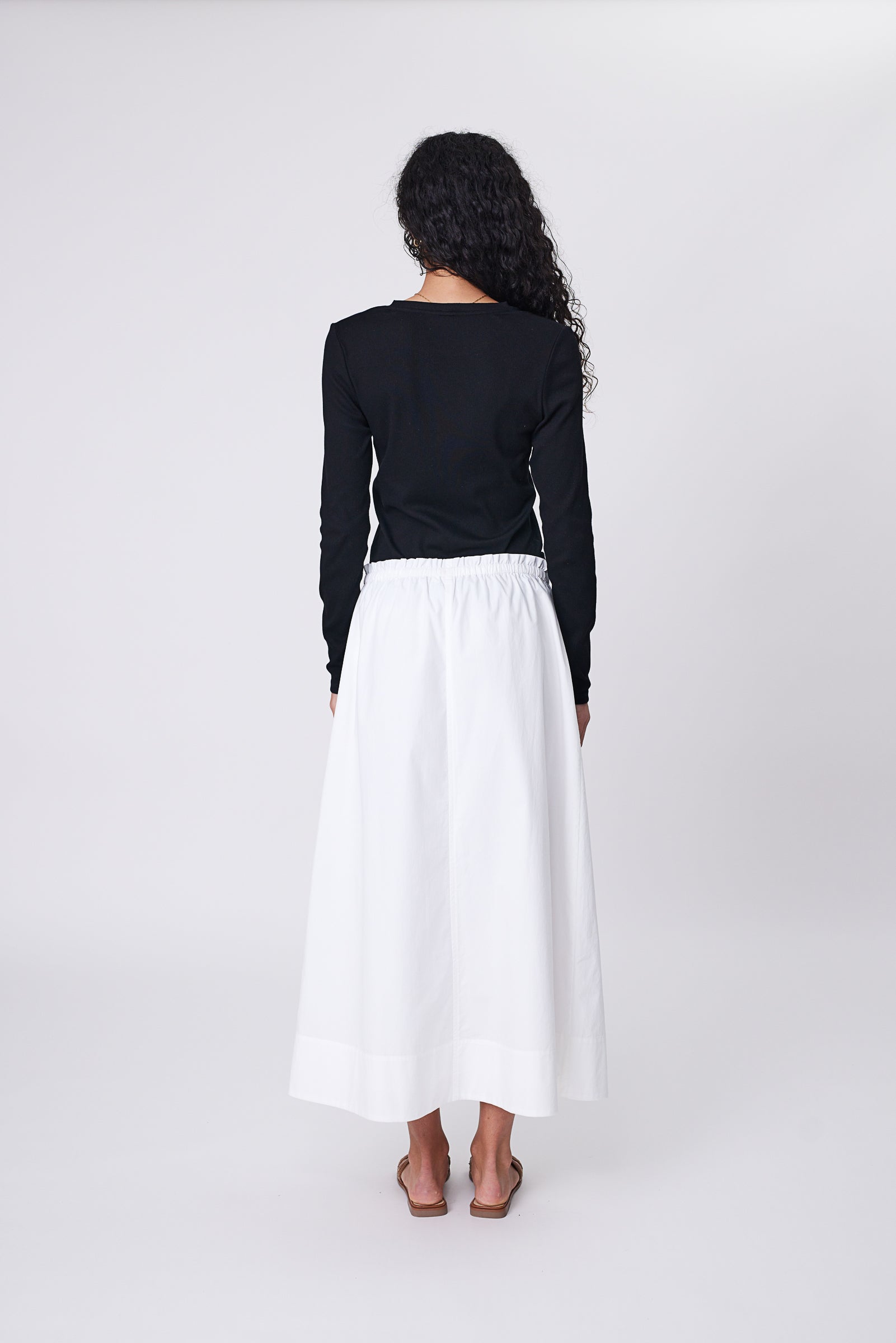 Cascade Skirt - Chalk