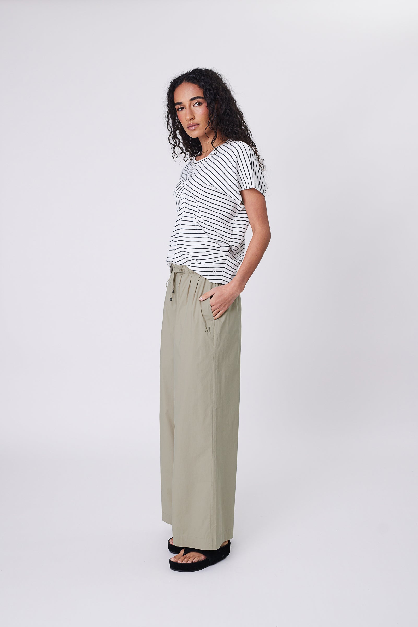 Cascade Longline Pant - Hummus