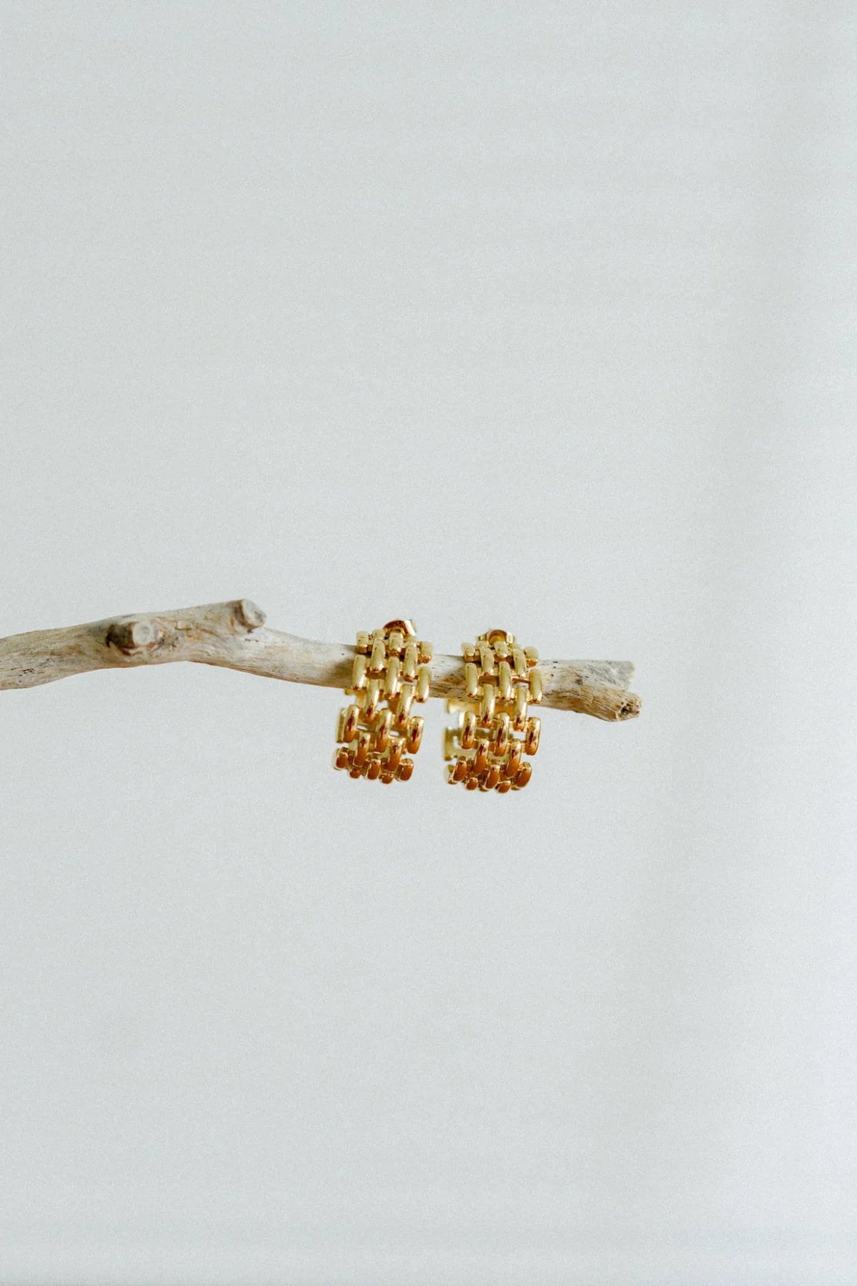 Chain Earrings - Gold