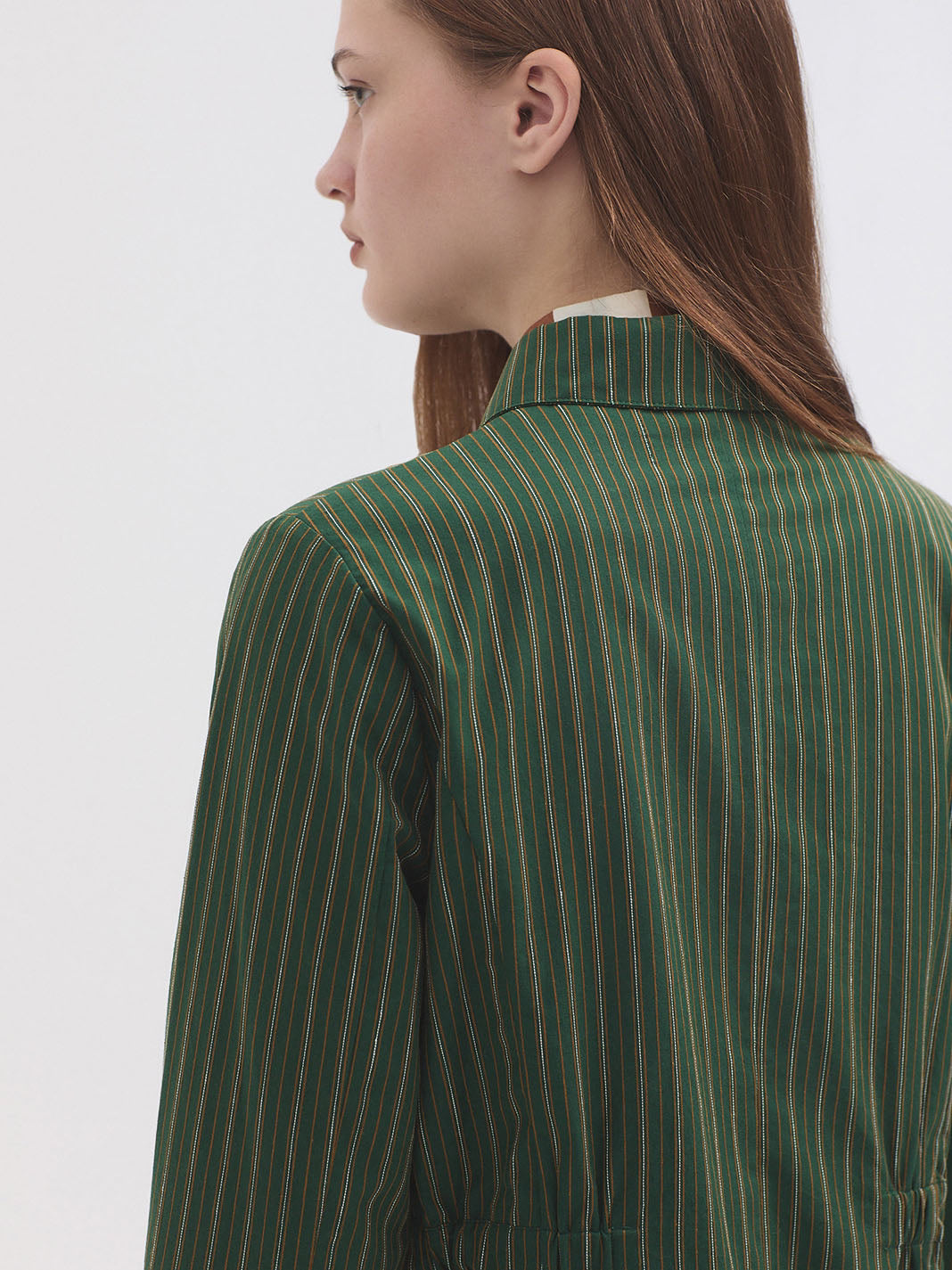 Two-Tone Striped Jacket