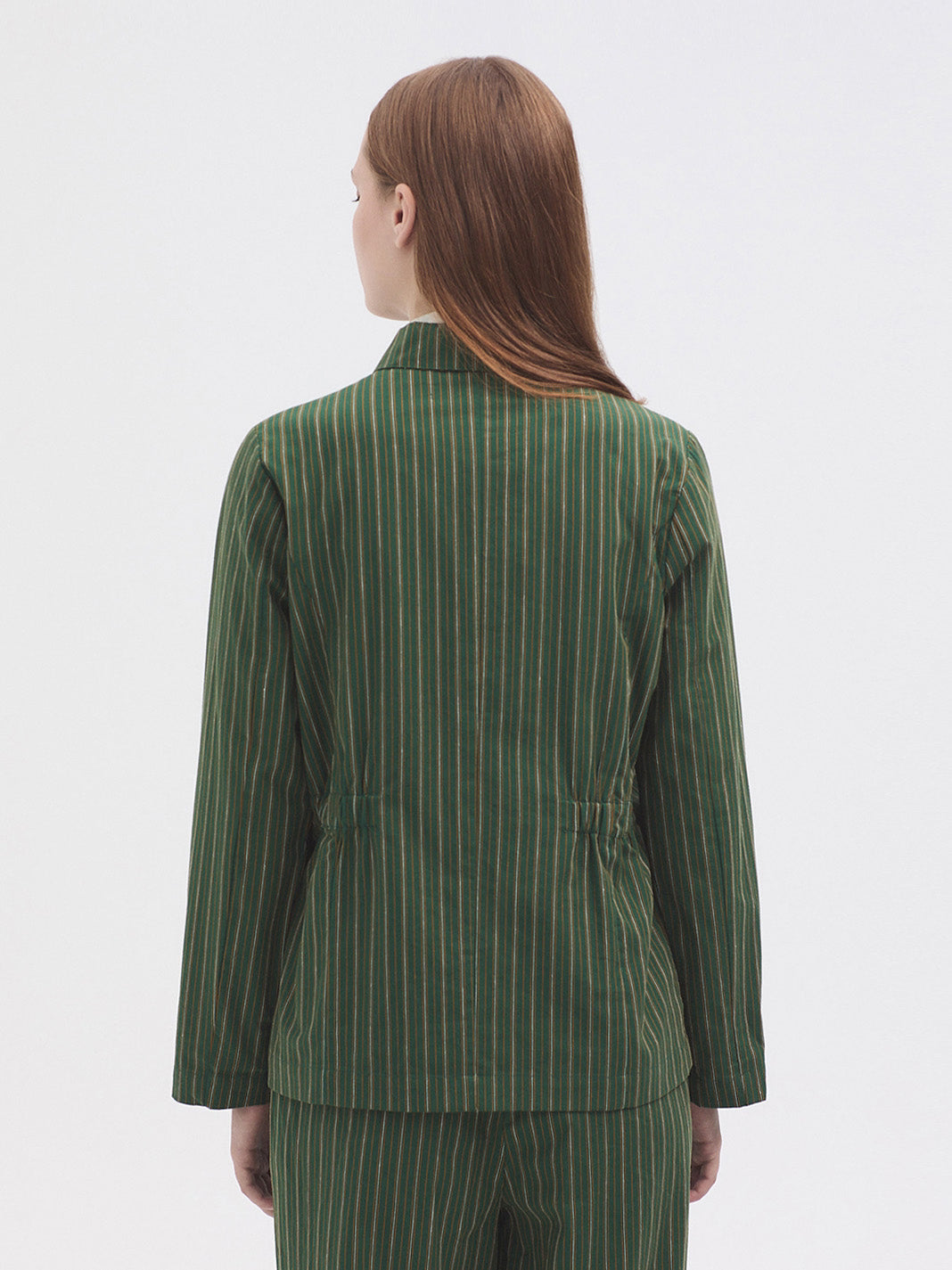 Two-Tone Striped Jacket