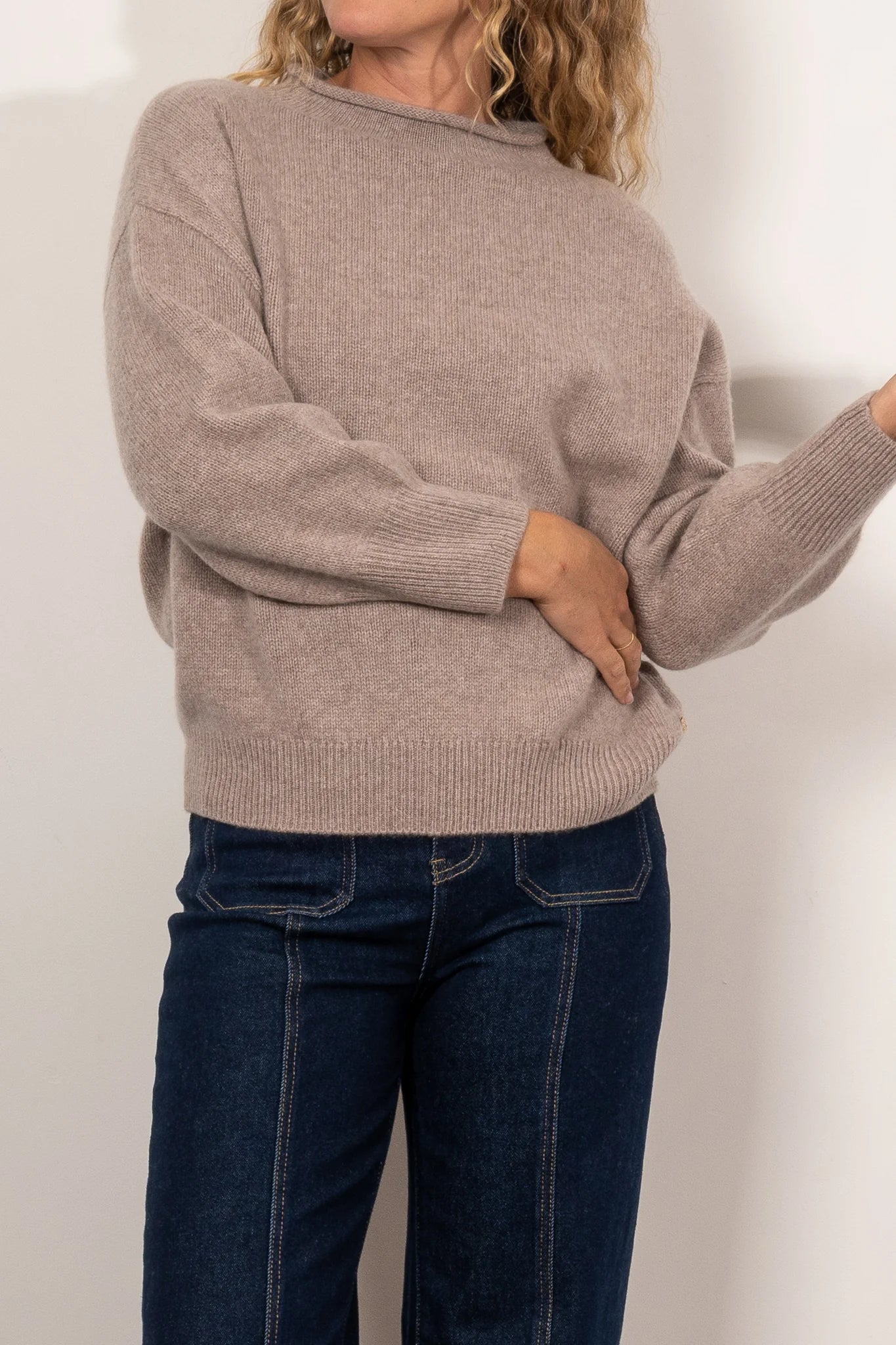 Mia Fratino Theresa Sweater - Toast