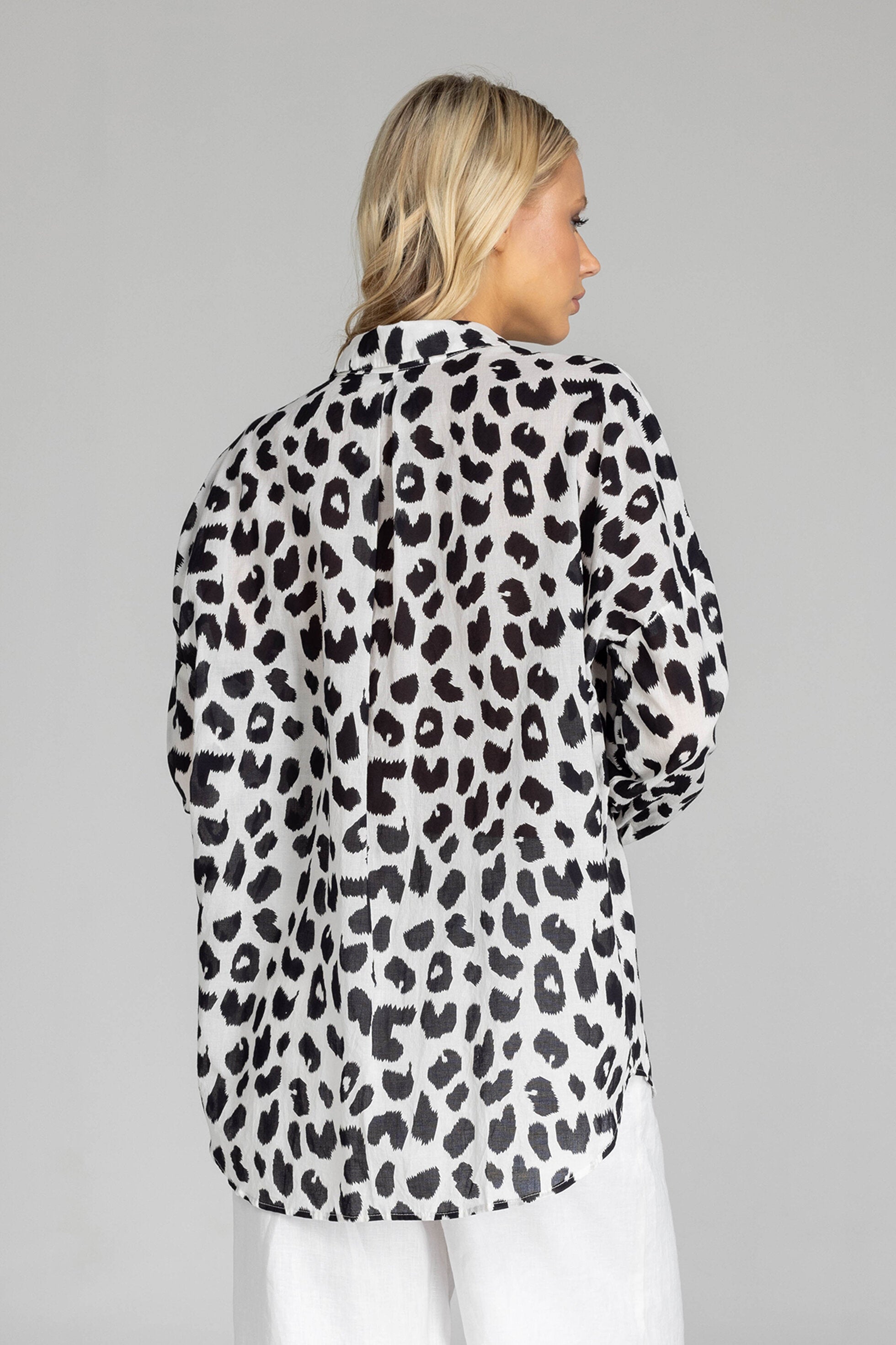 Blak Defiant Shirt - Black Leopard