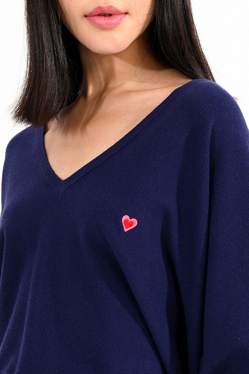 Lili Sidonio Sweater - Navy