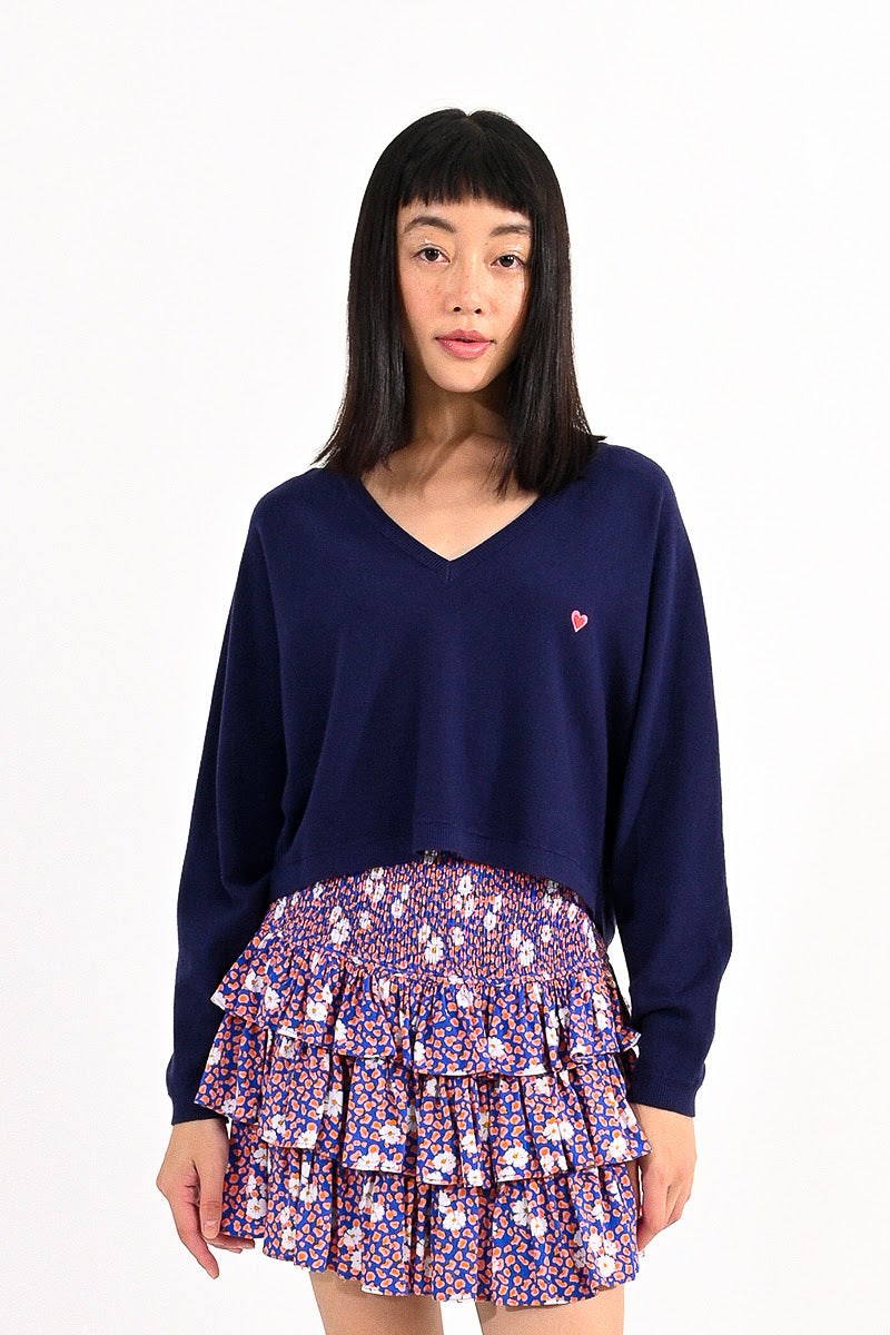 Lili Sidonio Sweater - Navy