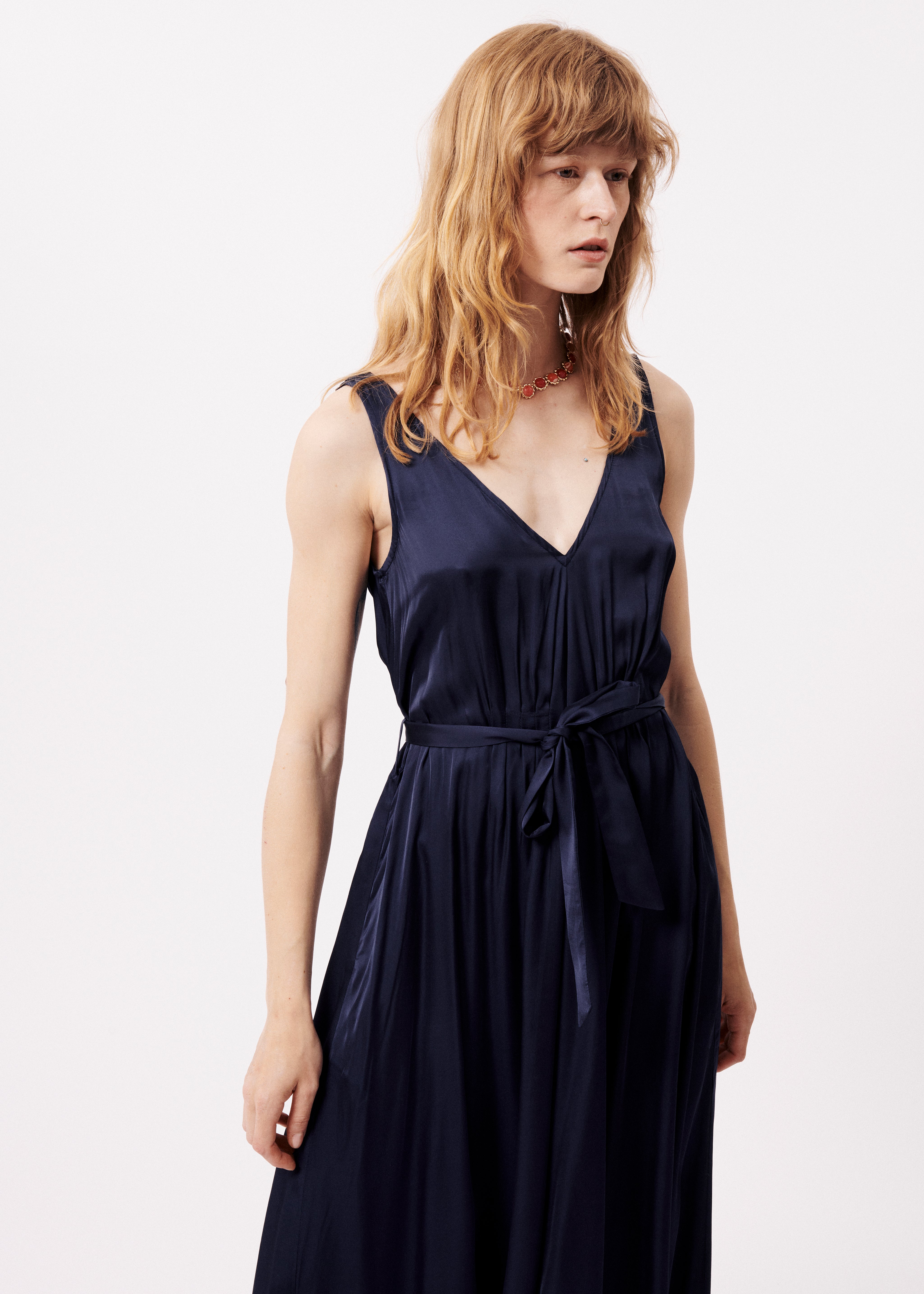 FRNCH Achouak Dress - Bleumarine