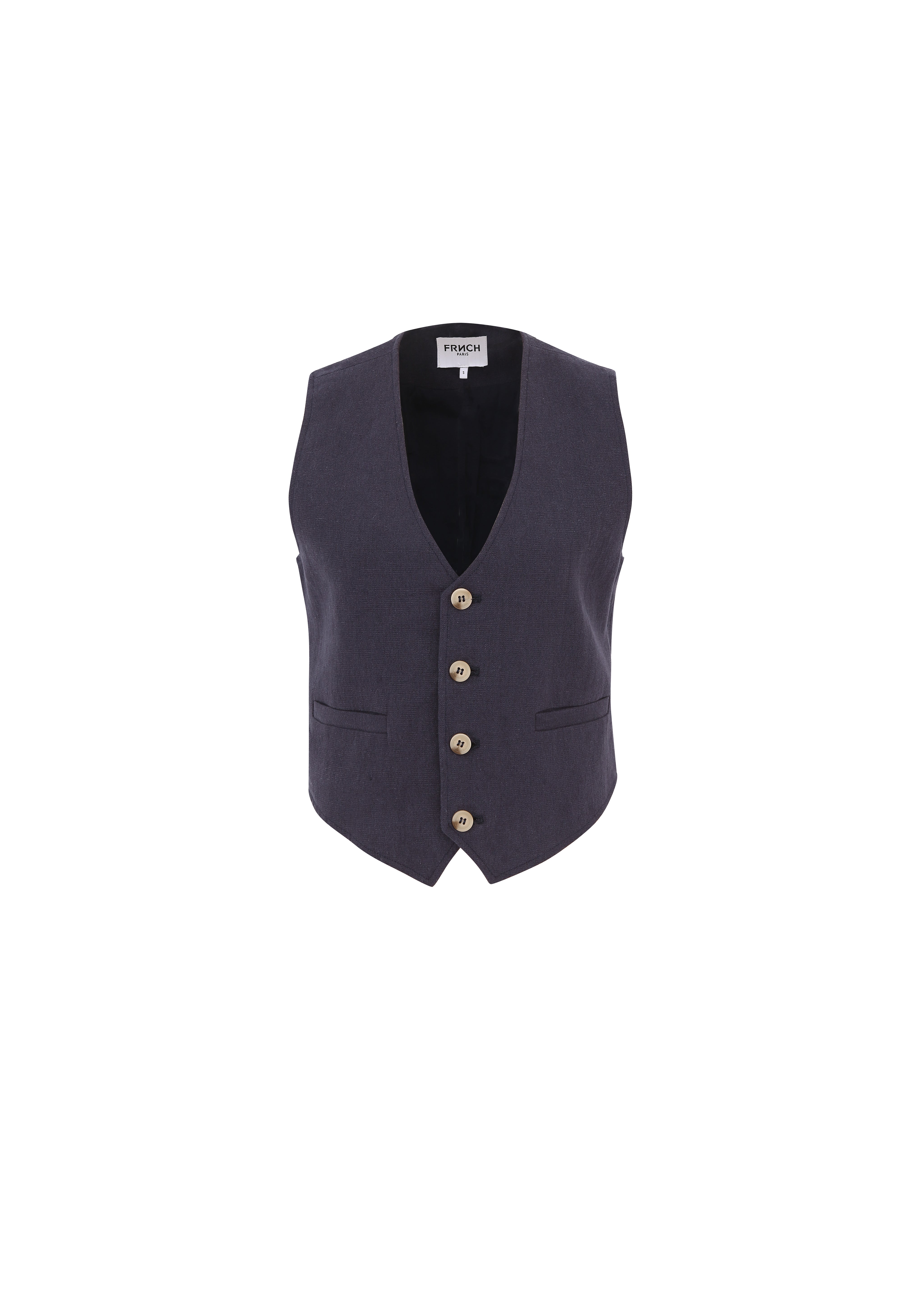 FRNCH Alix Vest - Bleumarine