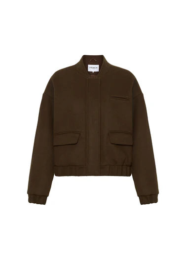 FRNCH Carren Bomber Jacket - Chocolat