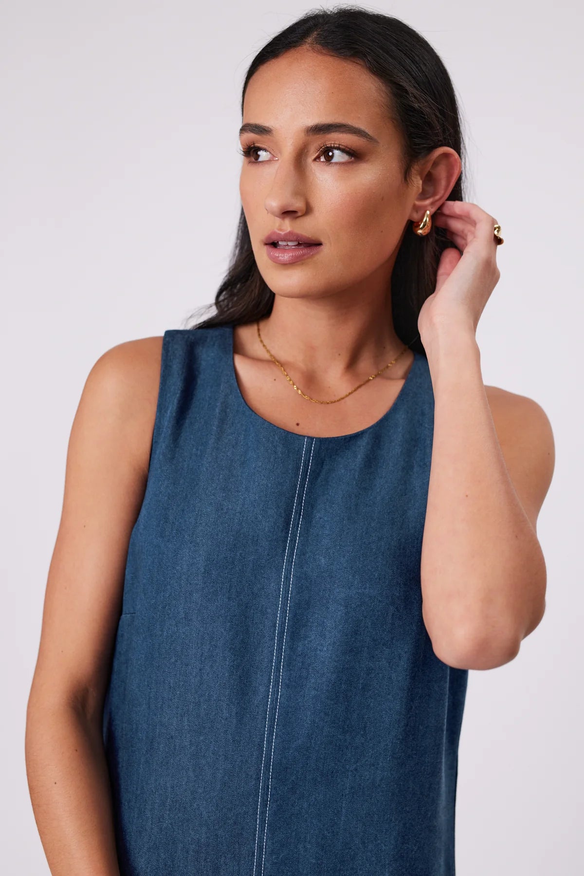 Marlow Florence Denim Dress - Dark Denim