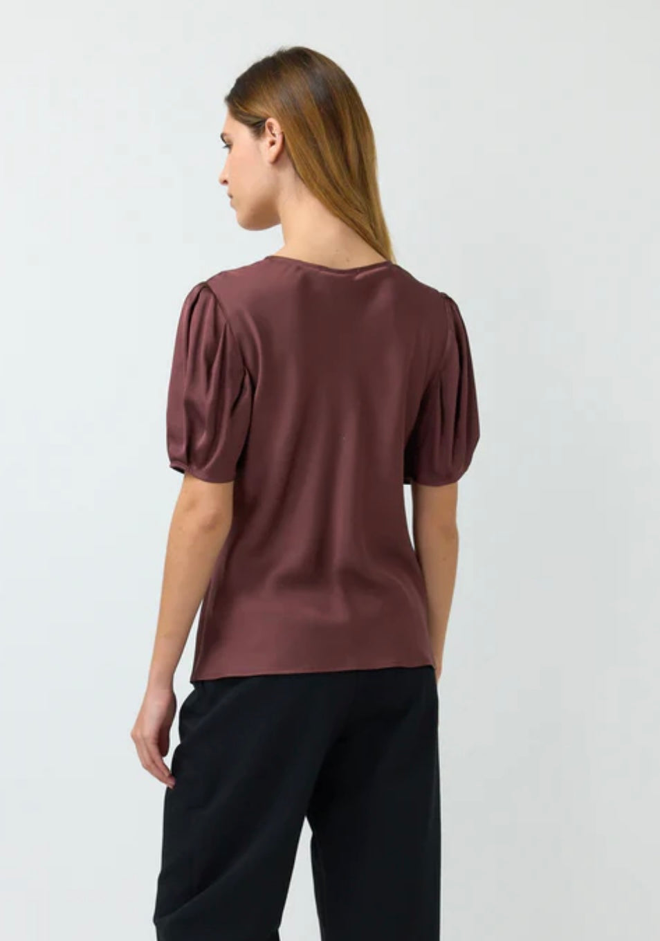 Kate Sylvester Tamzin Top - Aubergine