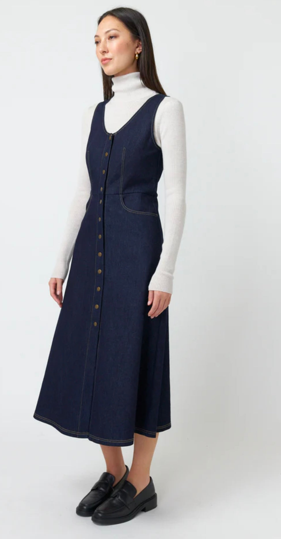 Kate Sylvester Denim Dress - Dark Indigo