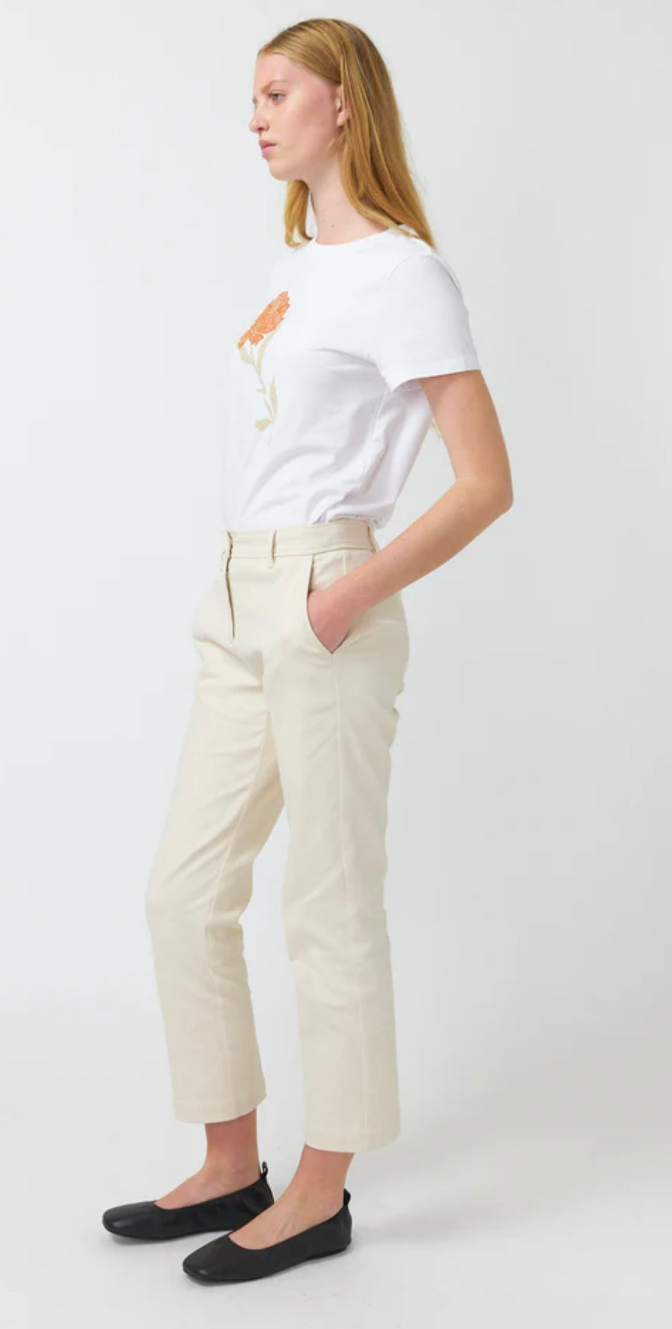 Kate Sylvester Utility Trouser - Chalk