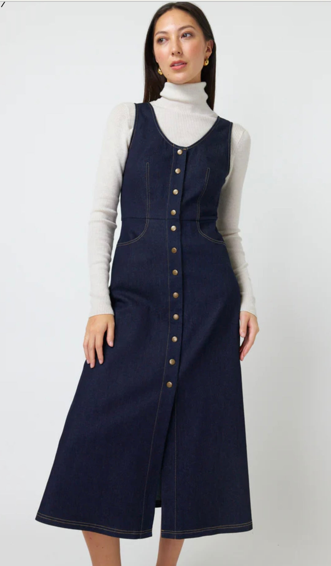 Kate Sylvester Denim Dress - Dark Indigo