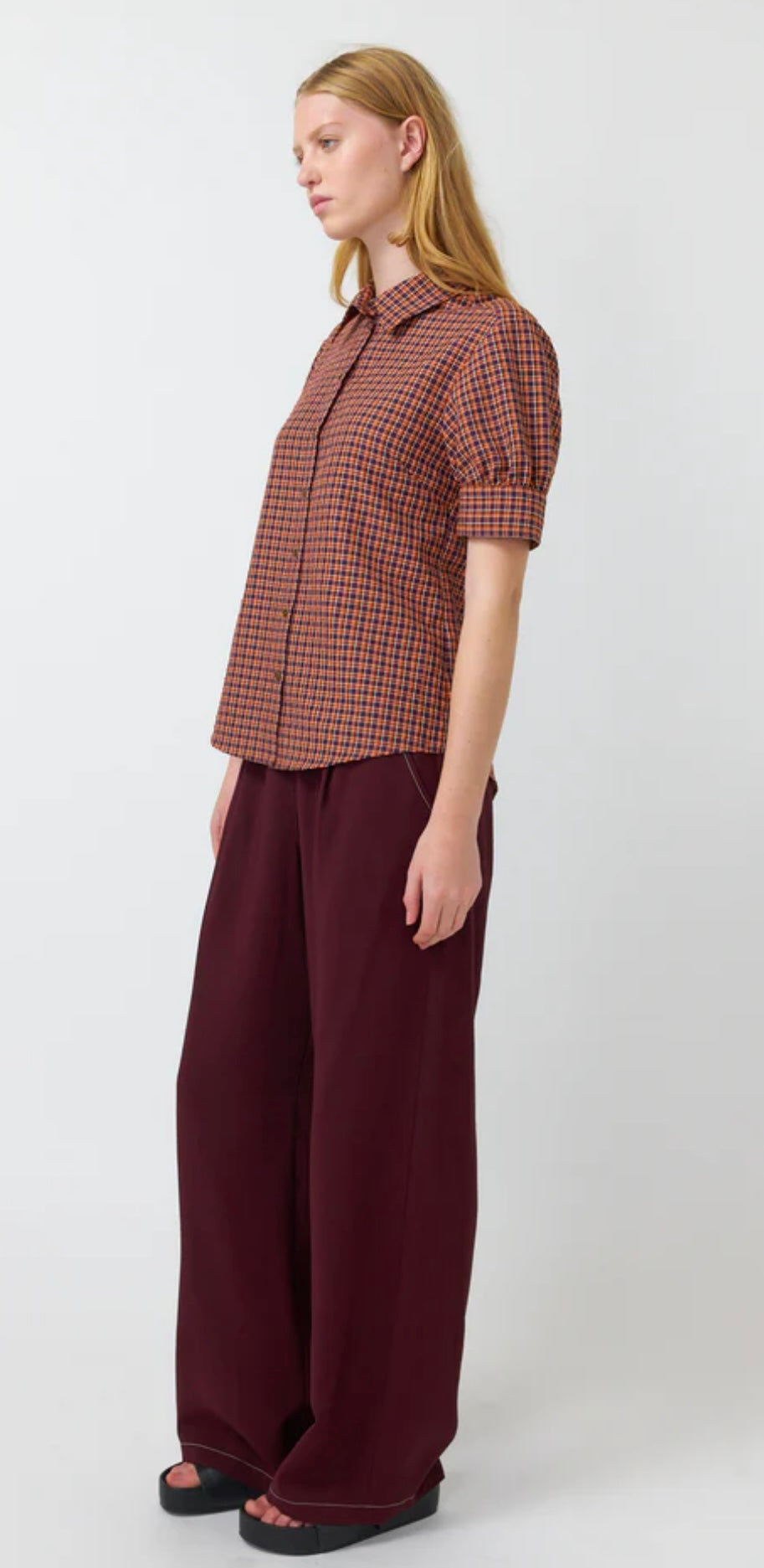 Kate Sylvester Checked Shirt - Spice