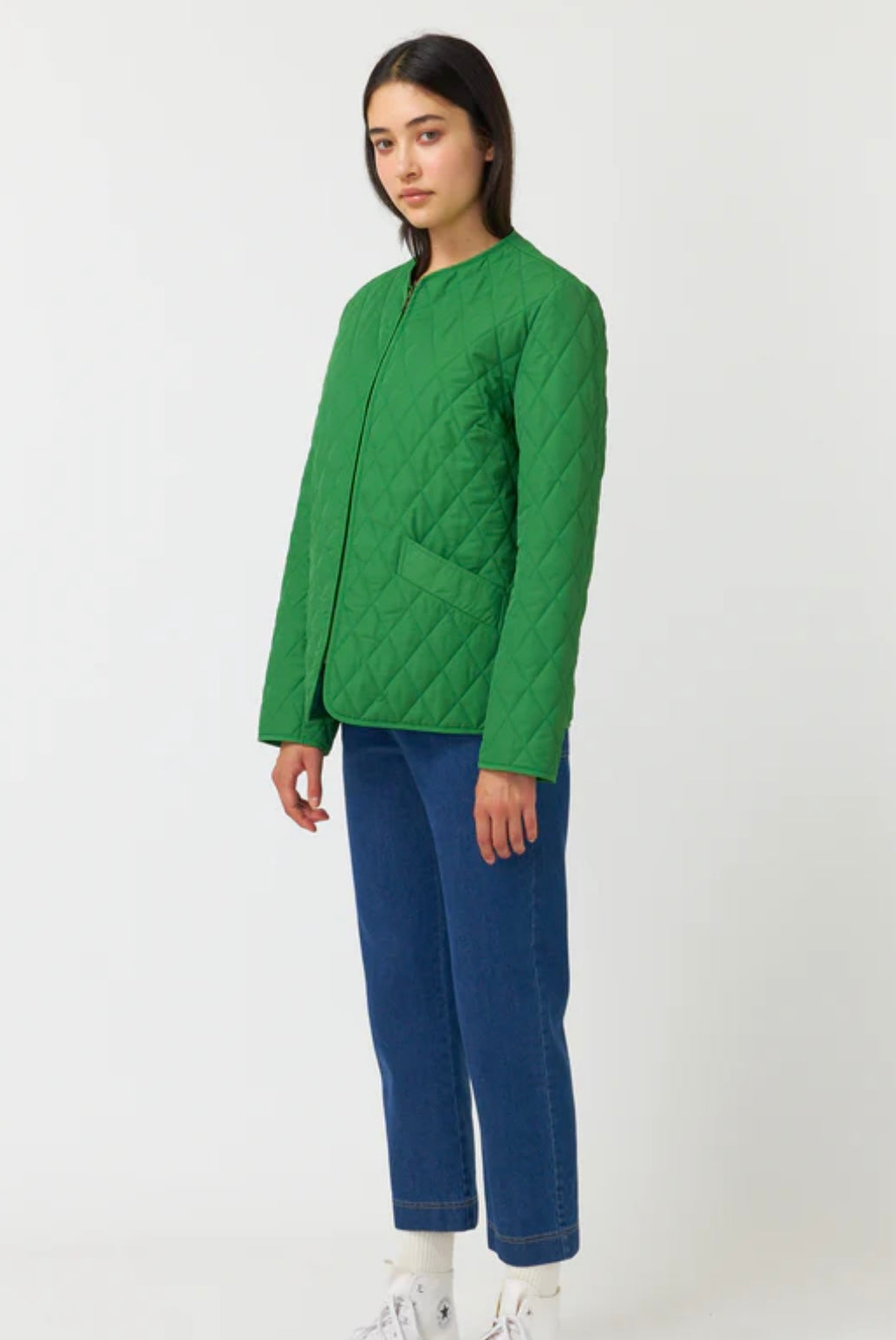 Kate Sylvester Quilted Jacket - Green