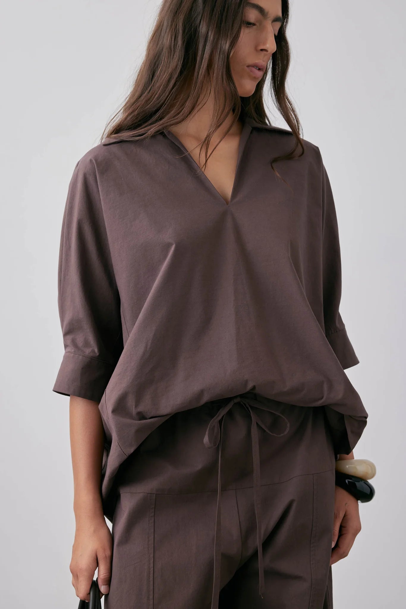 Silvio Top Short Sleeve - Barolo