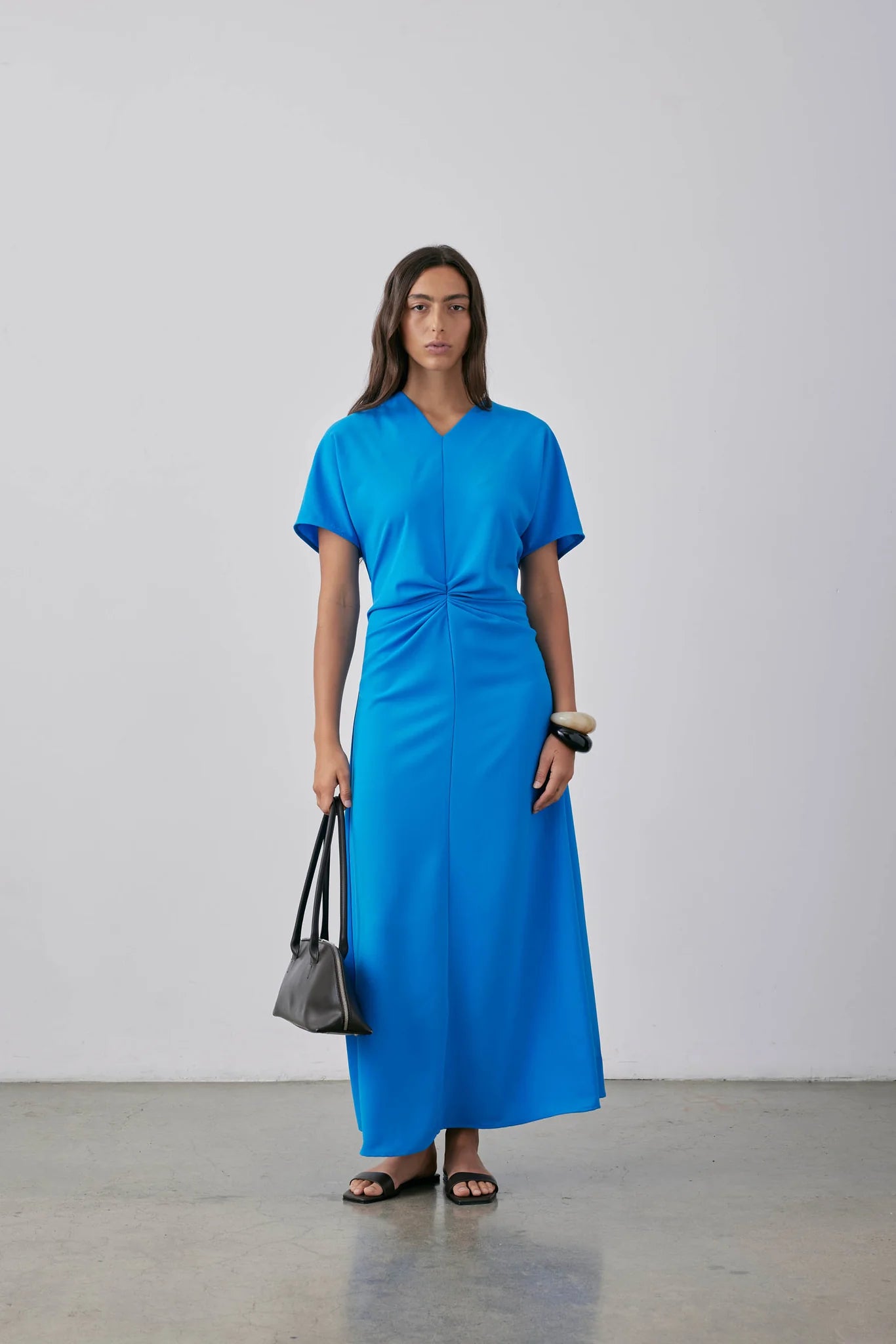 Dorienne Dress - Cerulean