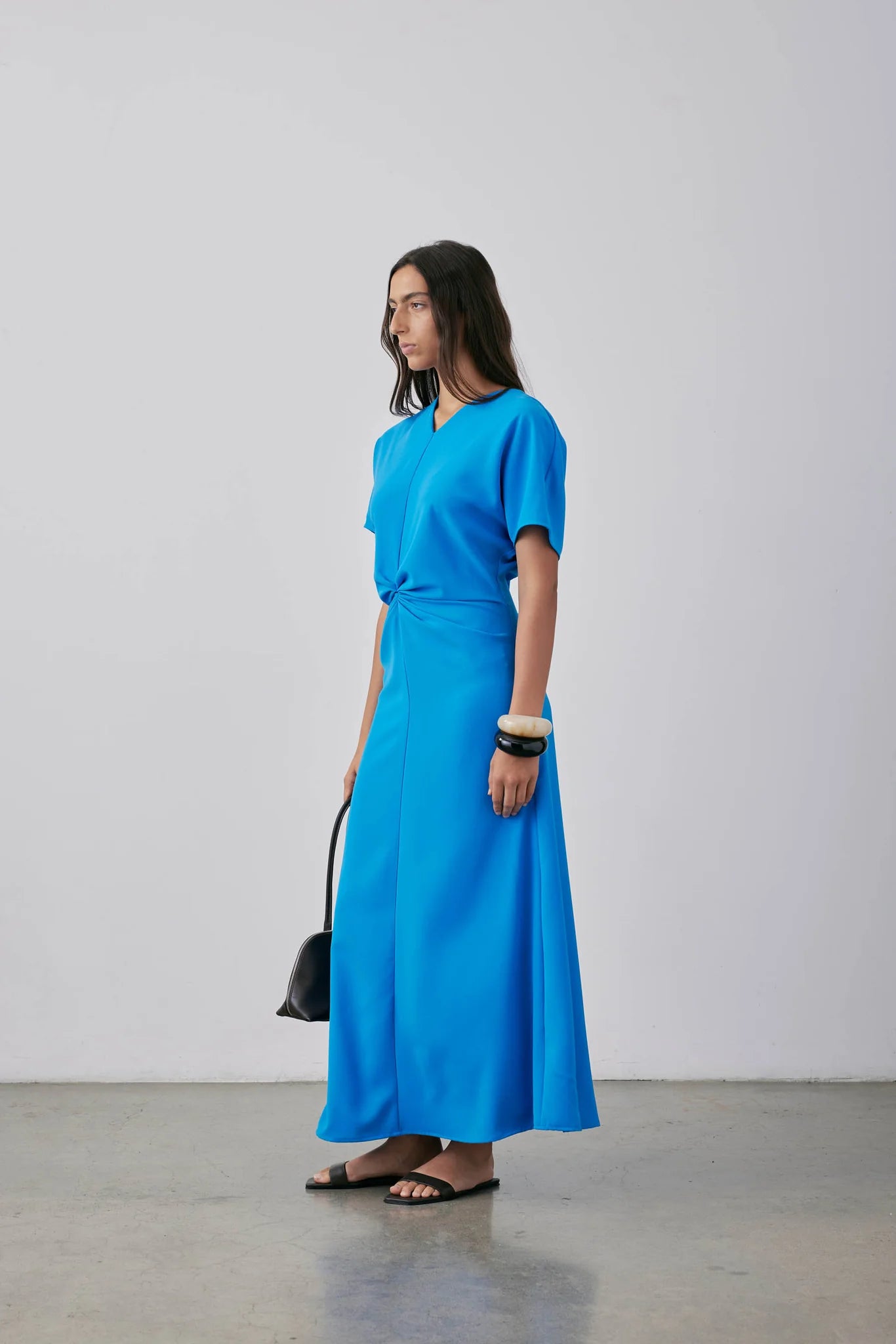 Dorienne Dress - Cerulean
