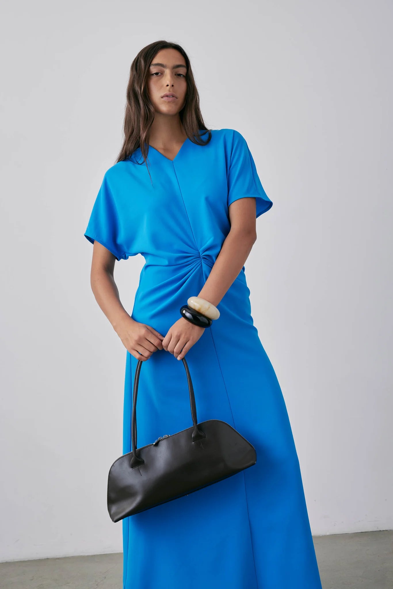 Dorienne Dress - Cerulean