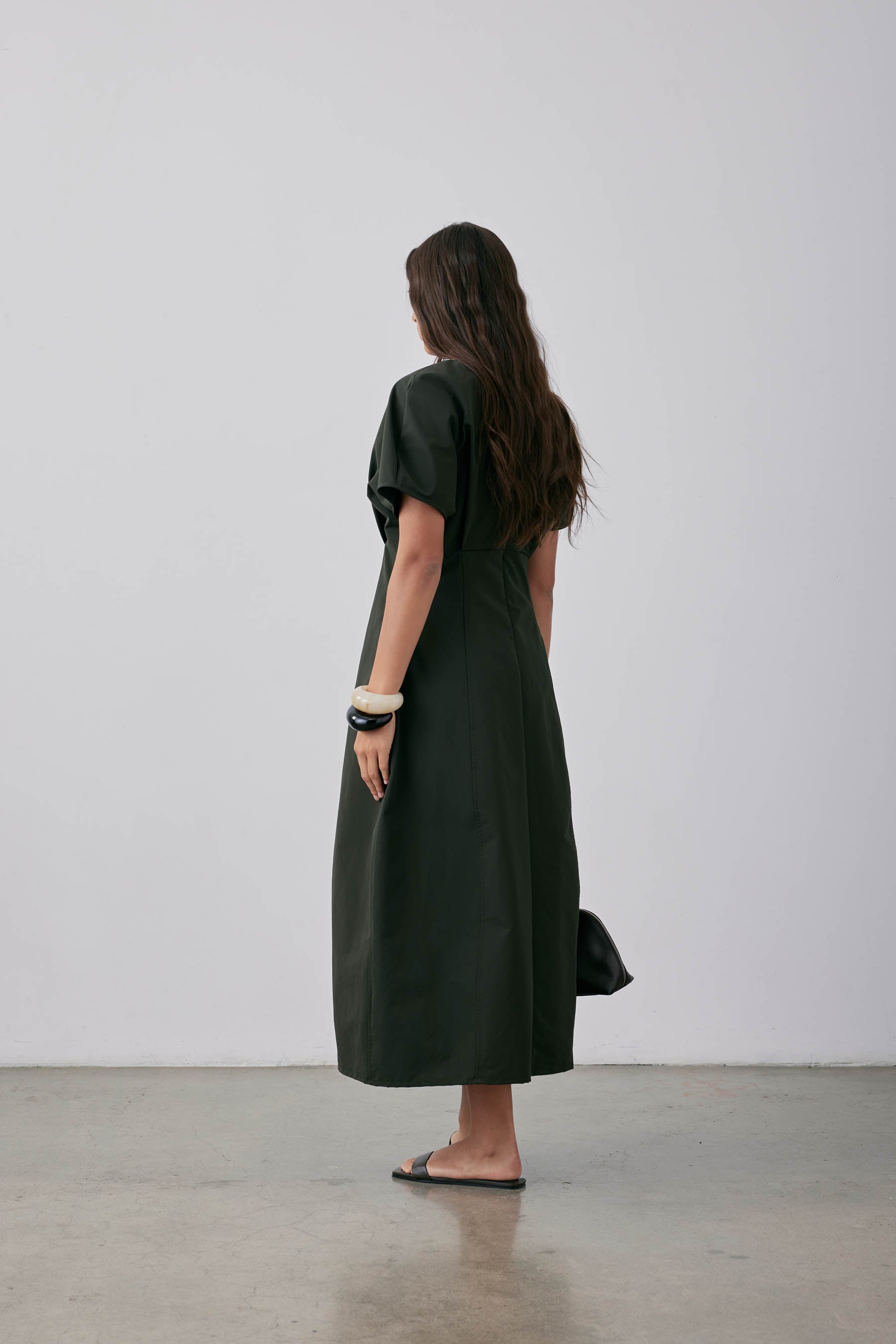 Gregory Mako Dress - Dark Khaki