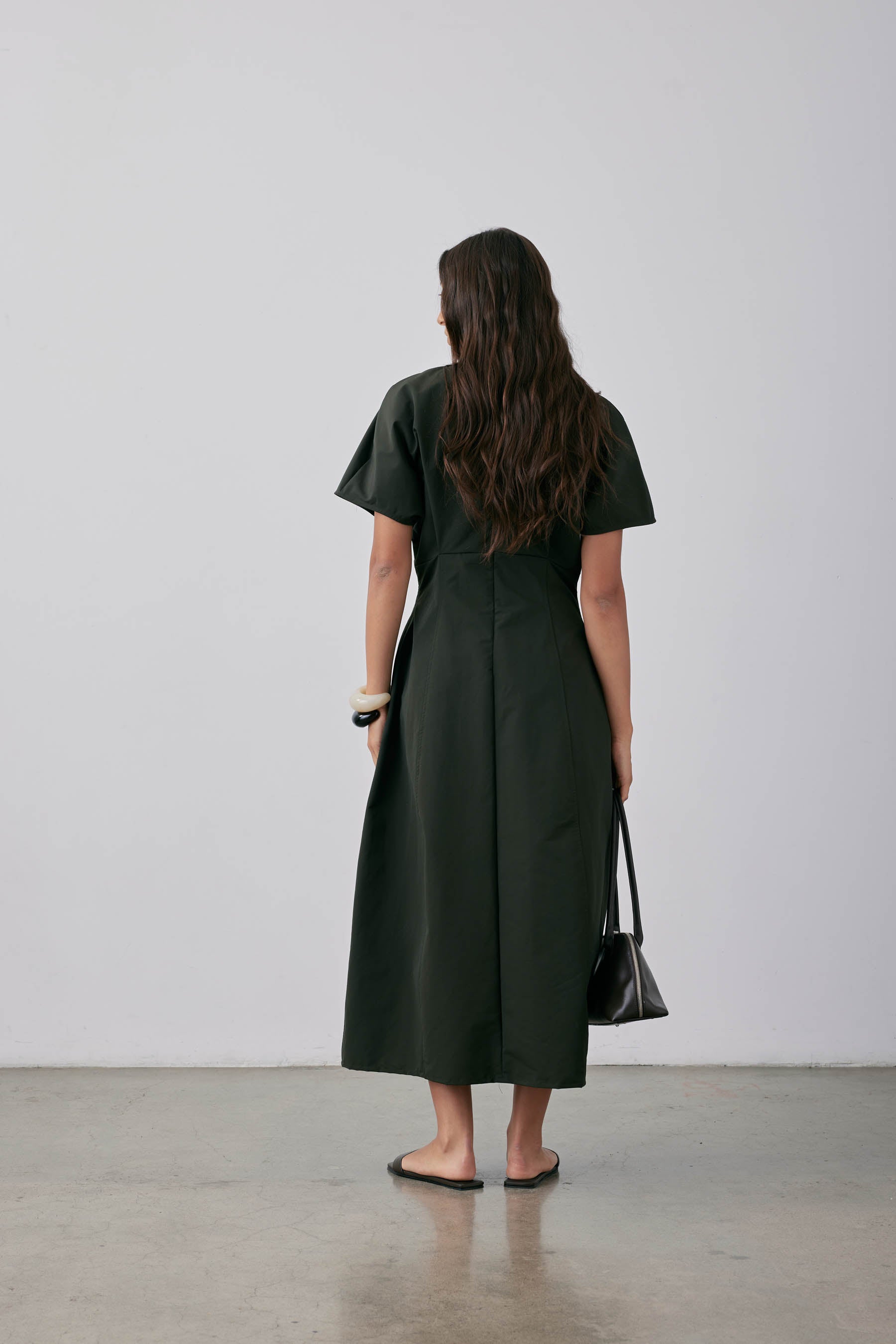 Gregory Mako Dress - Dark Khaki