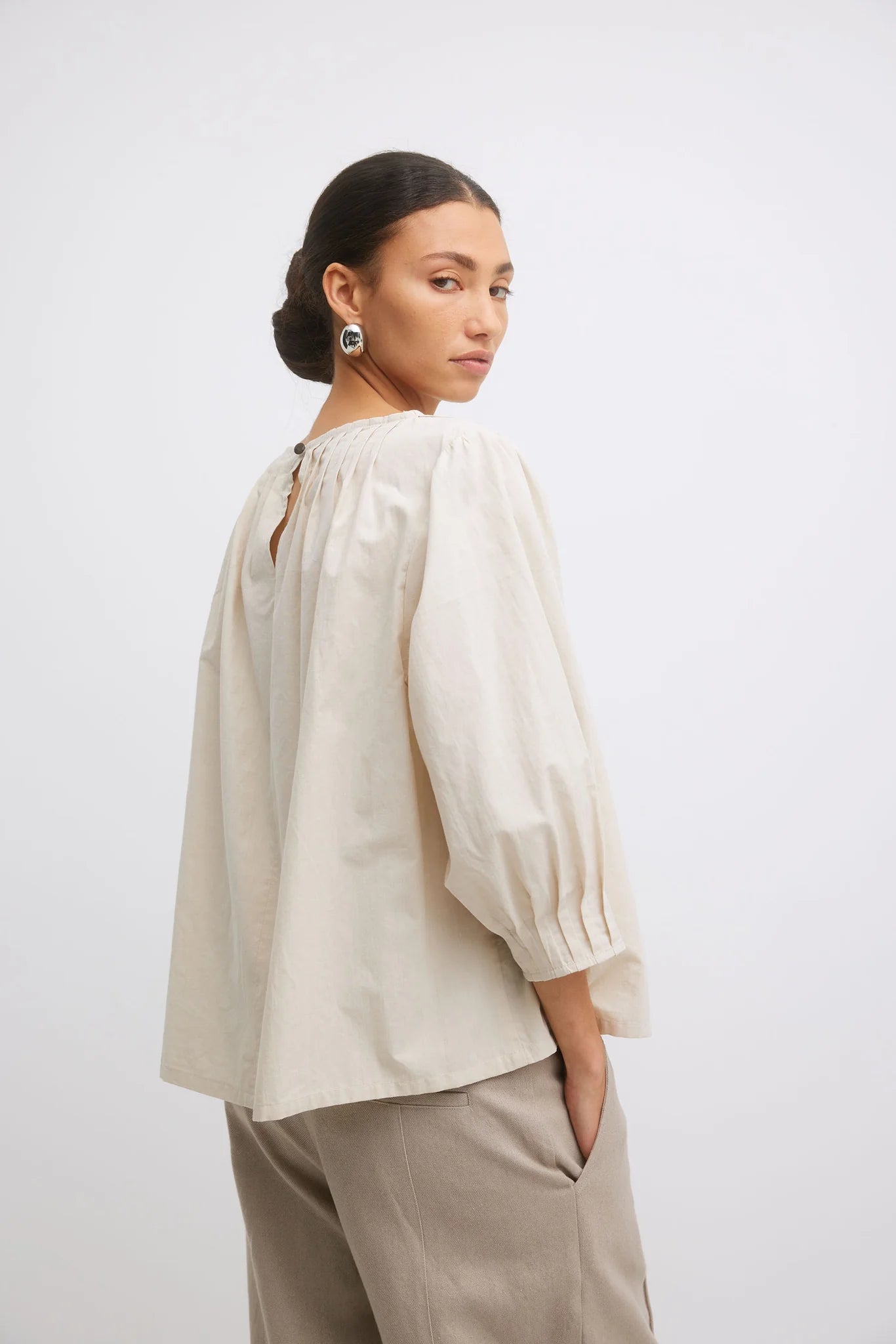 Gregory Pedro Top - Parchment