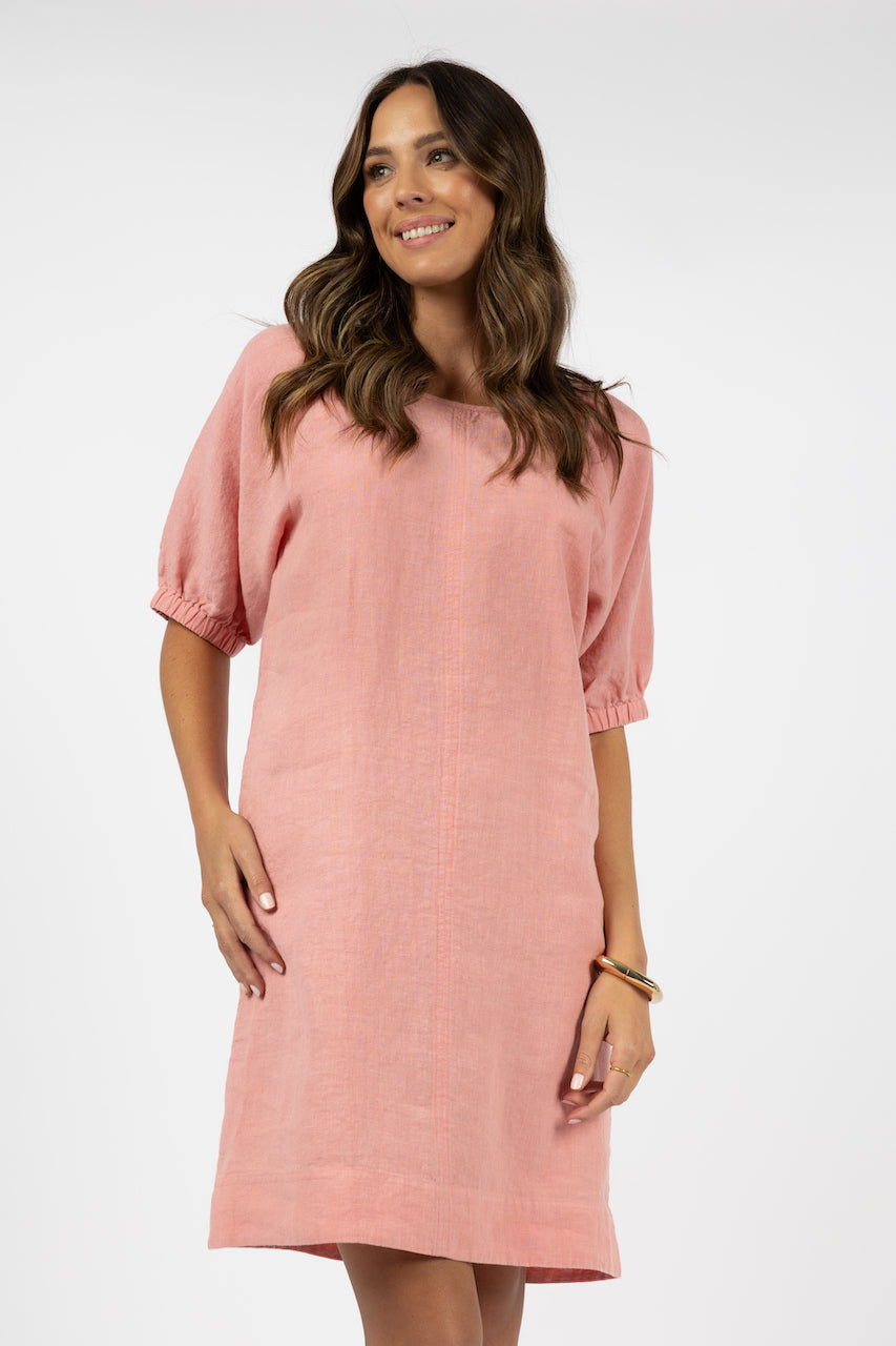 Humidity Lagoon Shift Dress - Blush