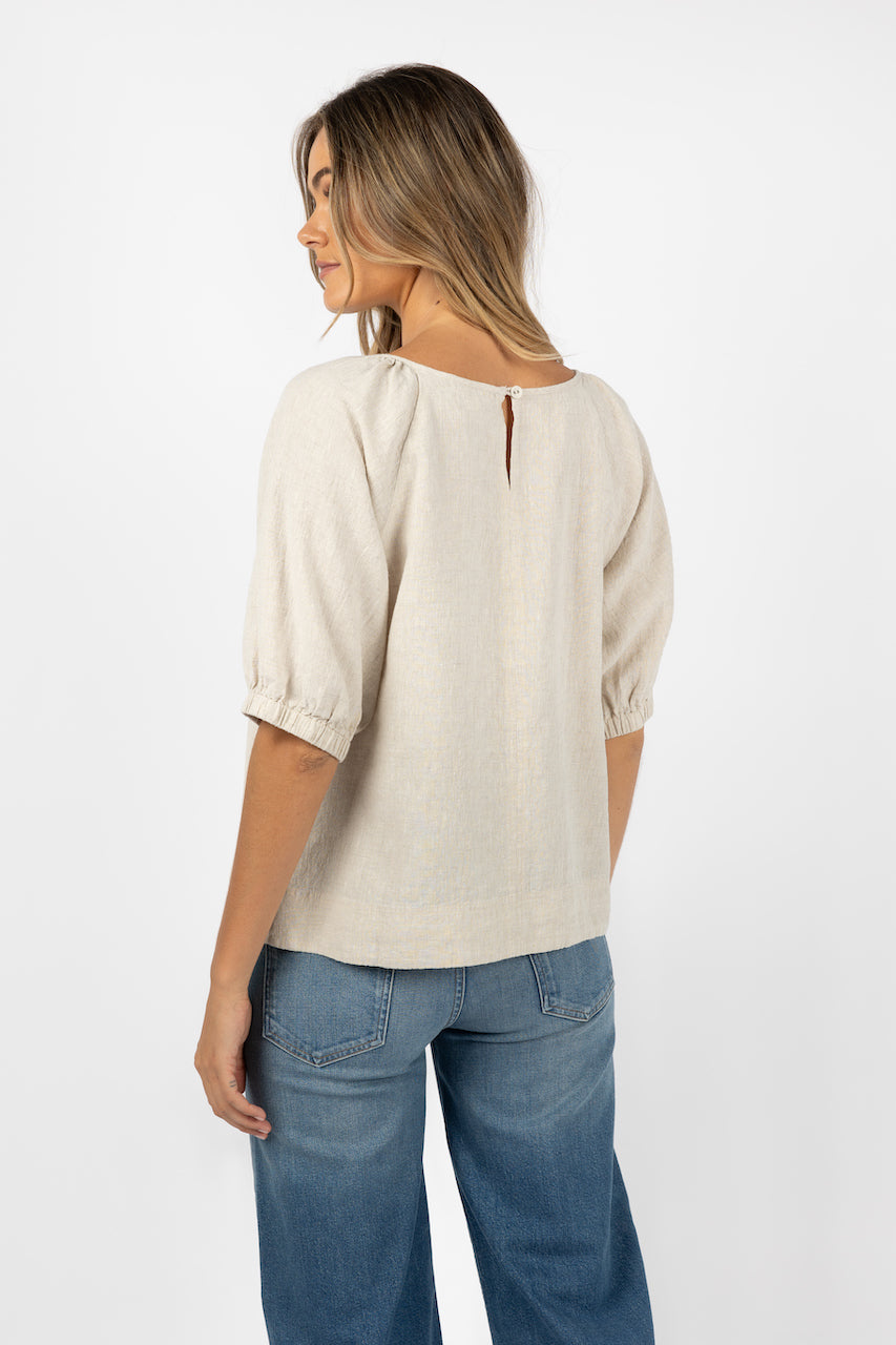 Humidity Lagoon Blouse - Natural