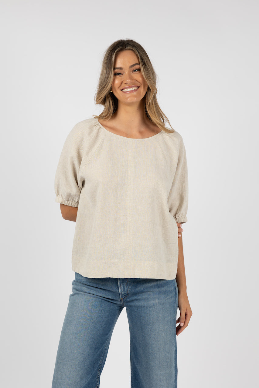 Humidity Lagoon Blouse - Natural