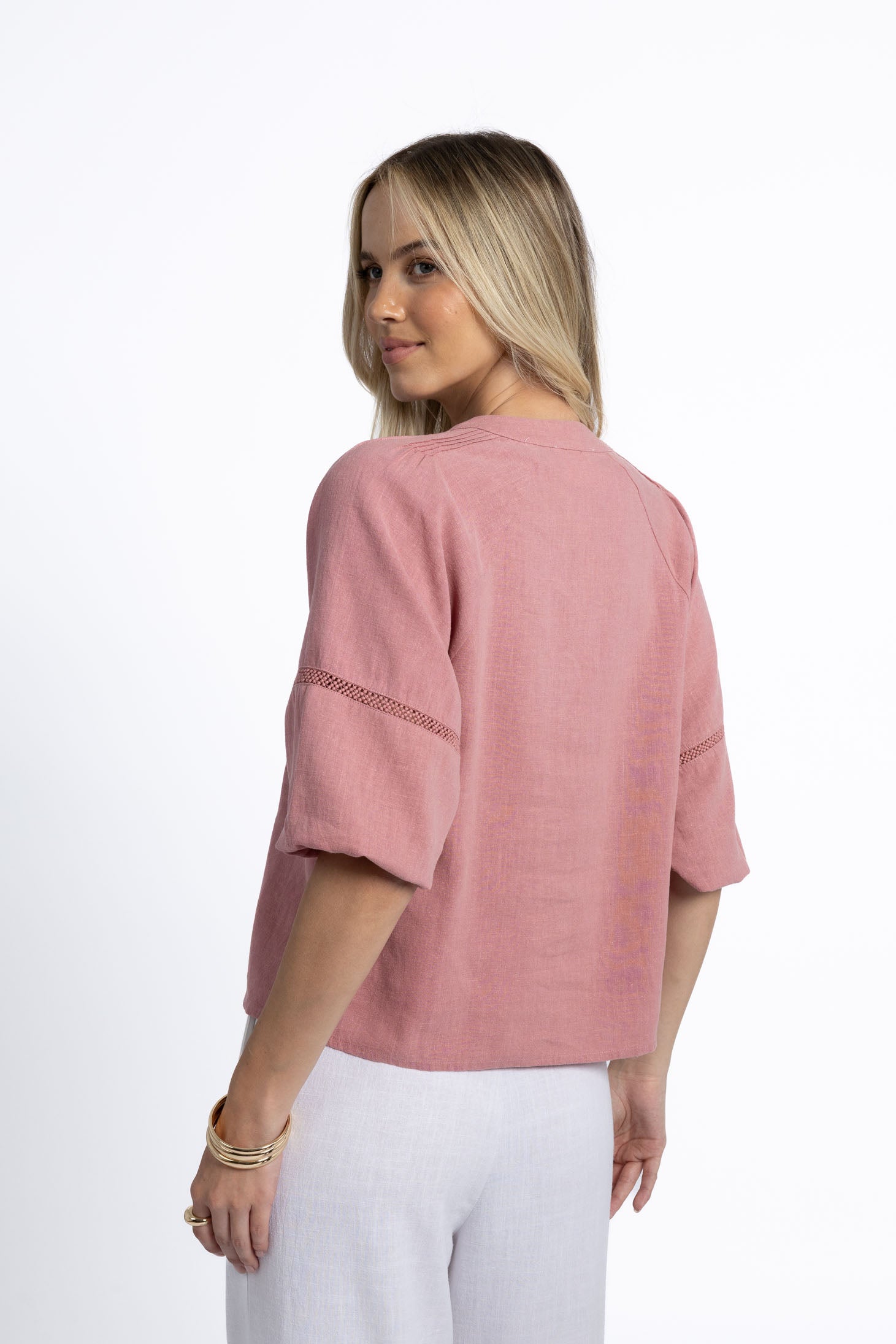 Nixie Blouse - Rose