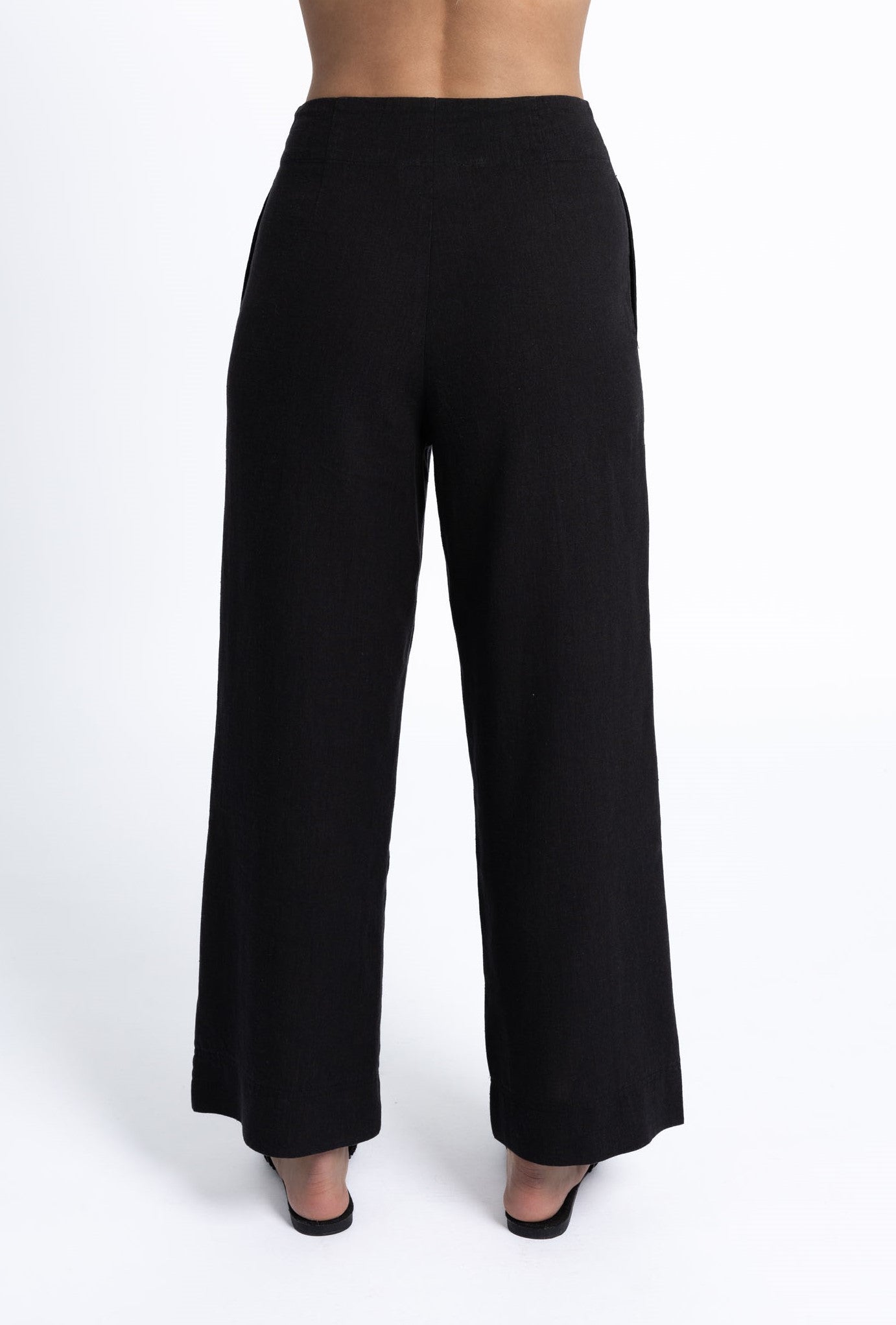 Humidity Fleetwood Linen Pant - Black