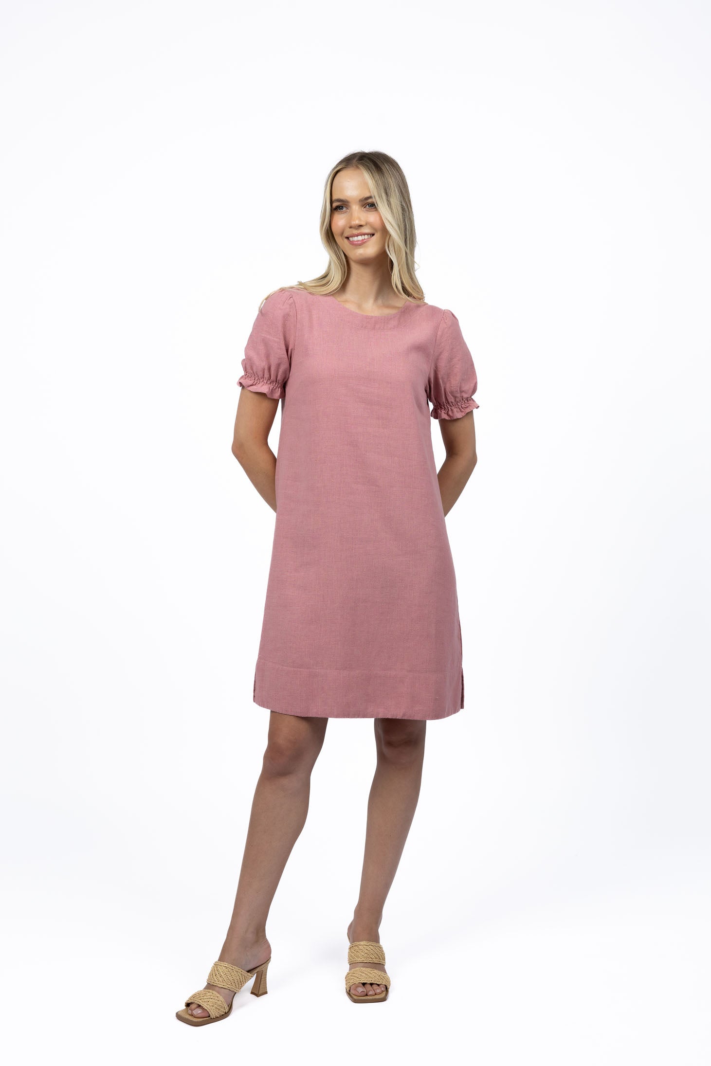 Sana Shift Dress - Rose