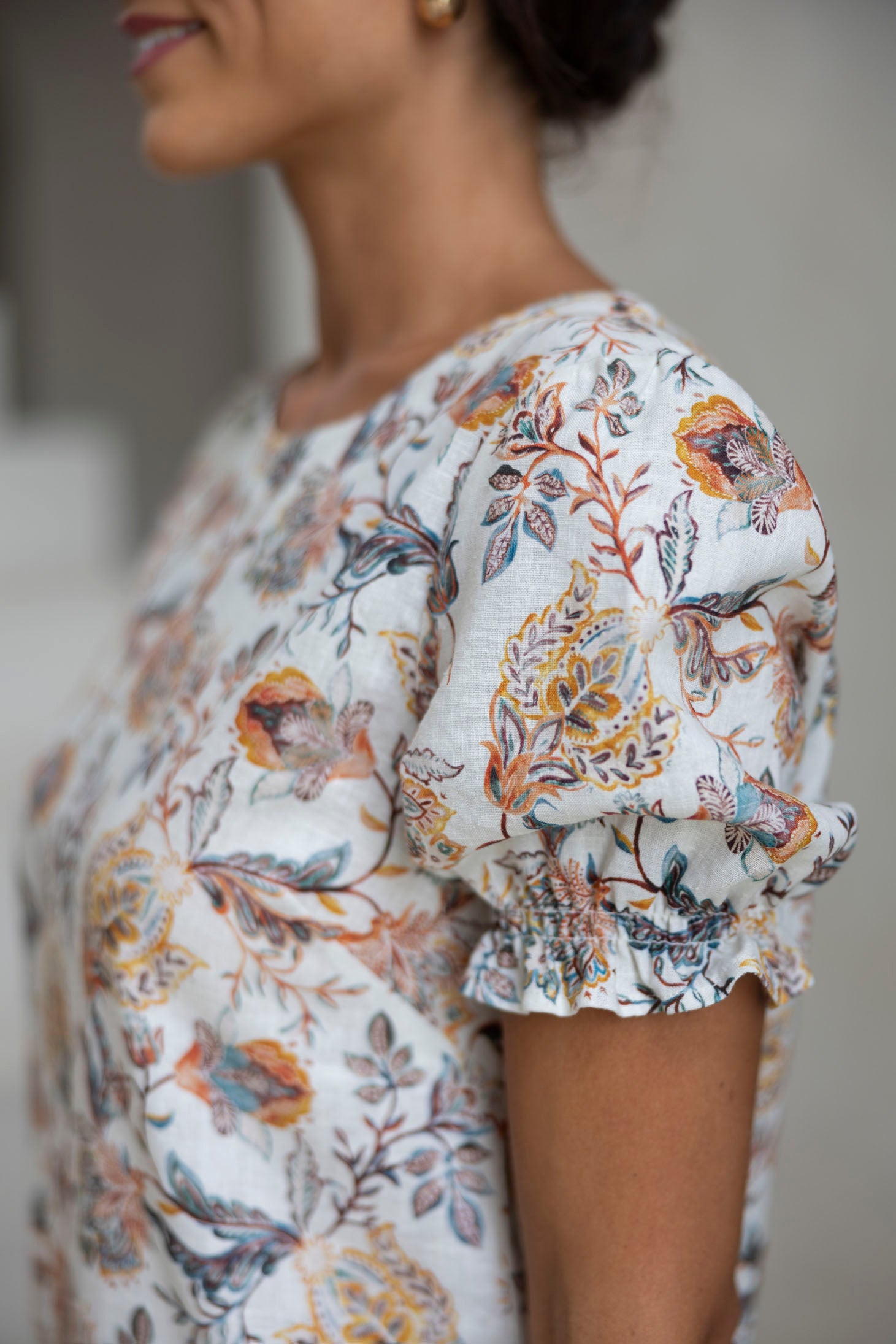 Humidity Sana Lilly Dress - Kaffir Print