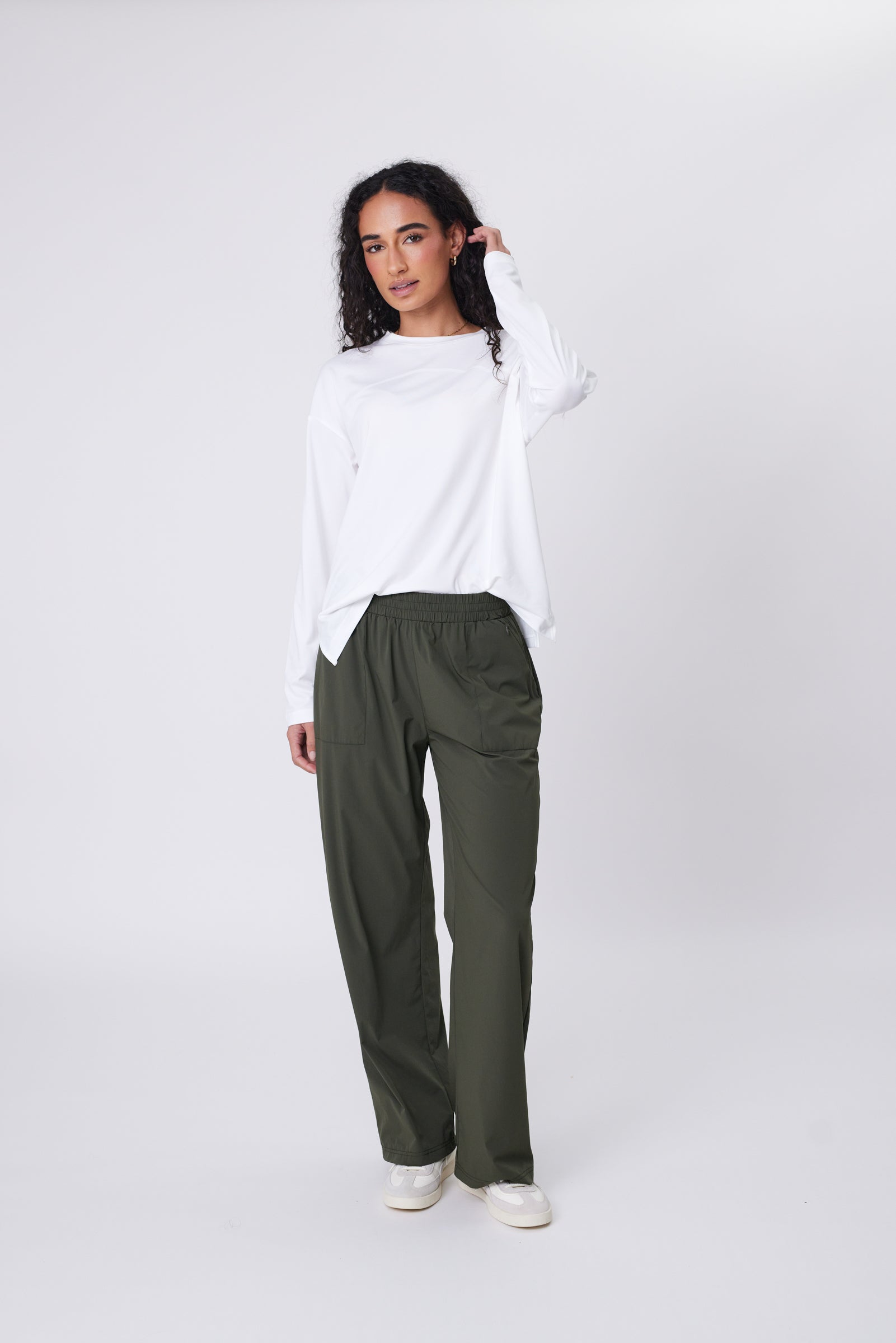 Half Time Long Sleeve Tee - Ivory