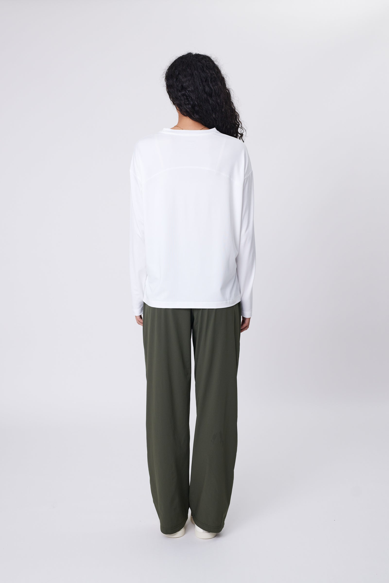 Half Time Long Sleeve Tee - Ivory
