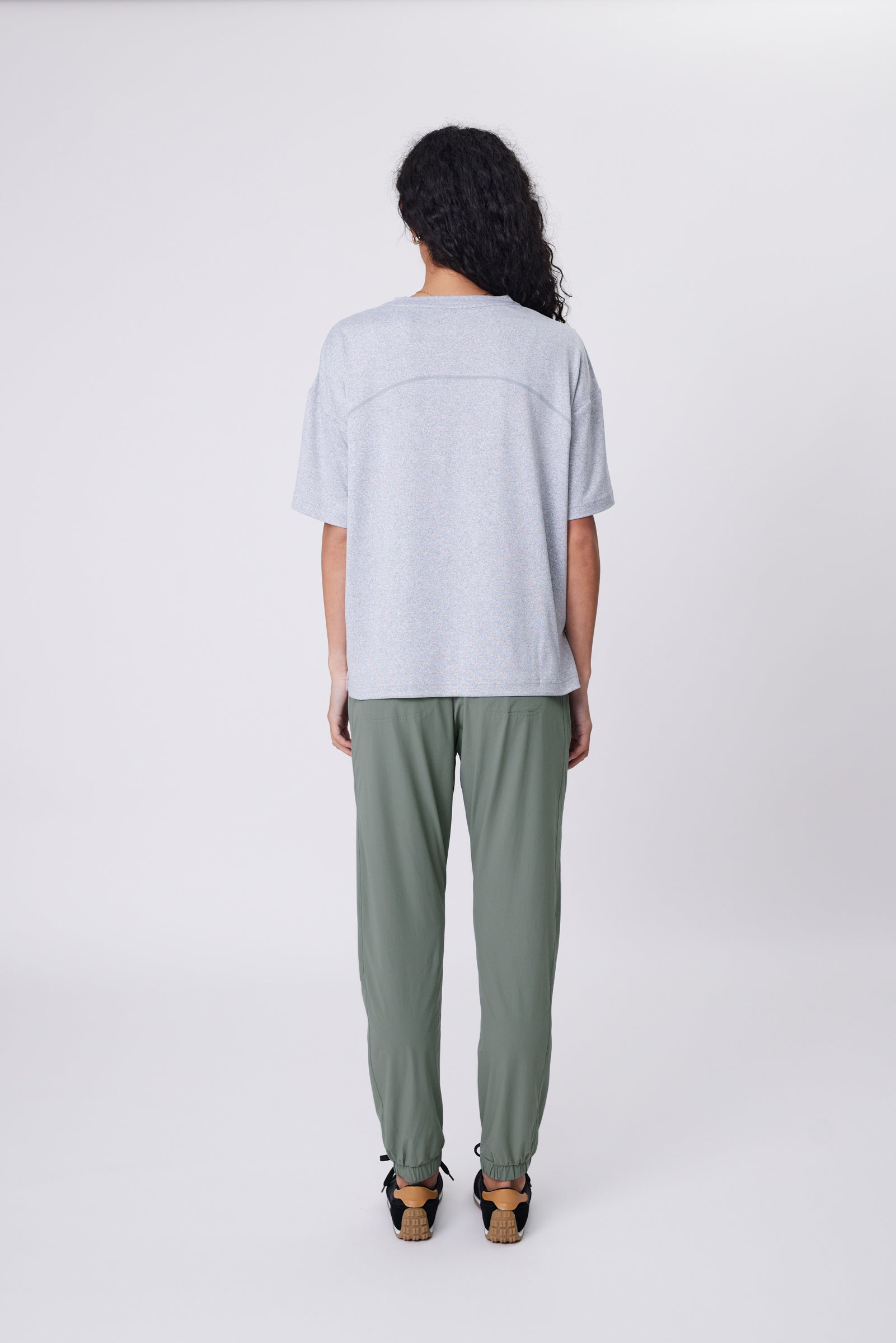 Half Time Short Sleeve Tee - Grey Marle