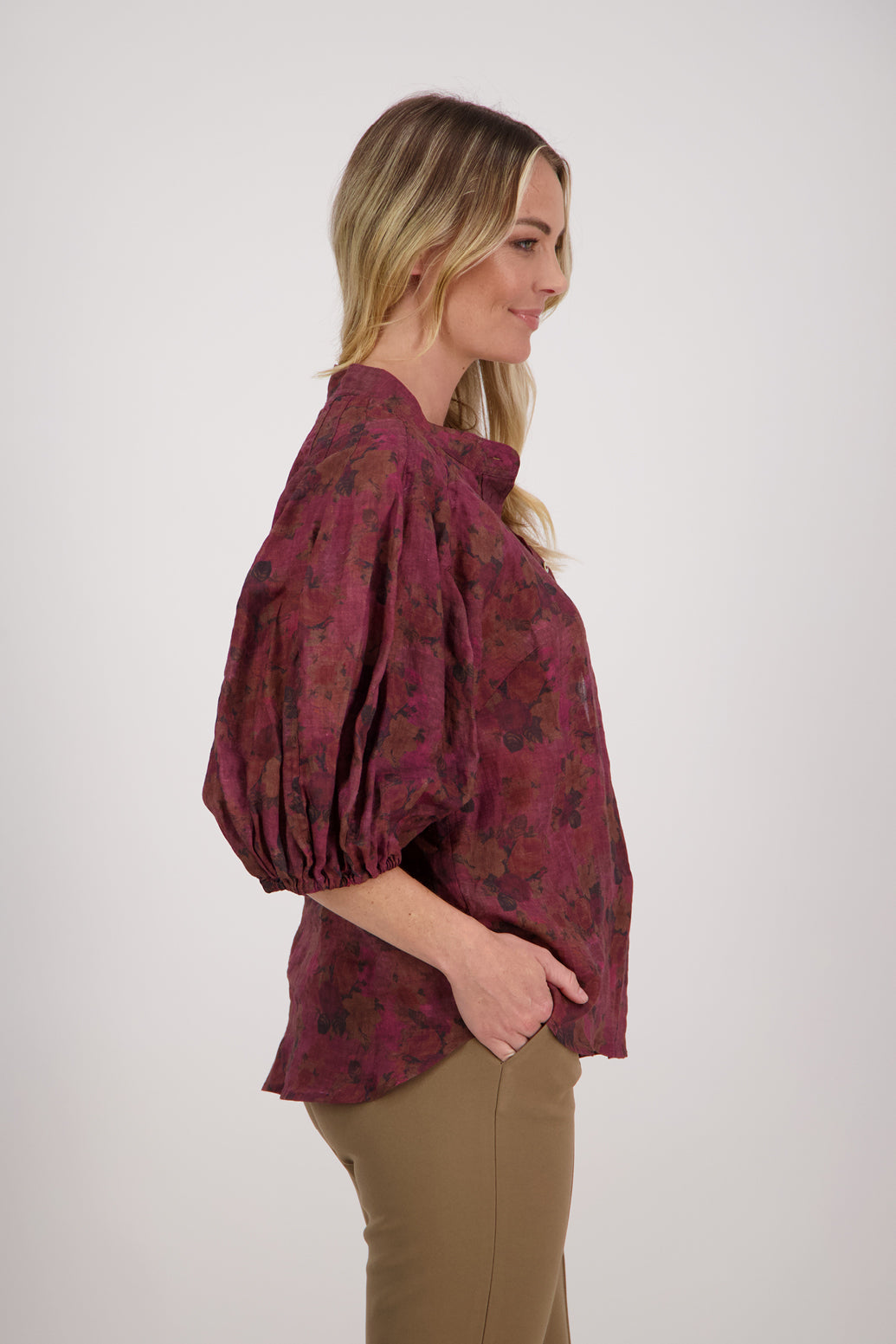 Briarwood Harlow Top - Plum Floral