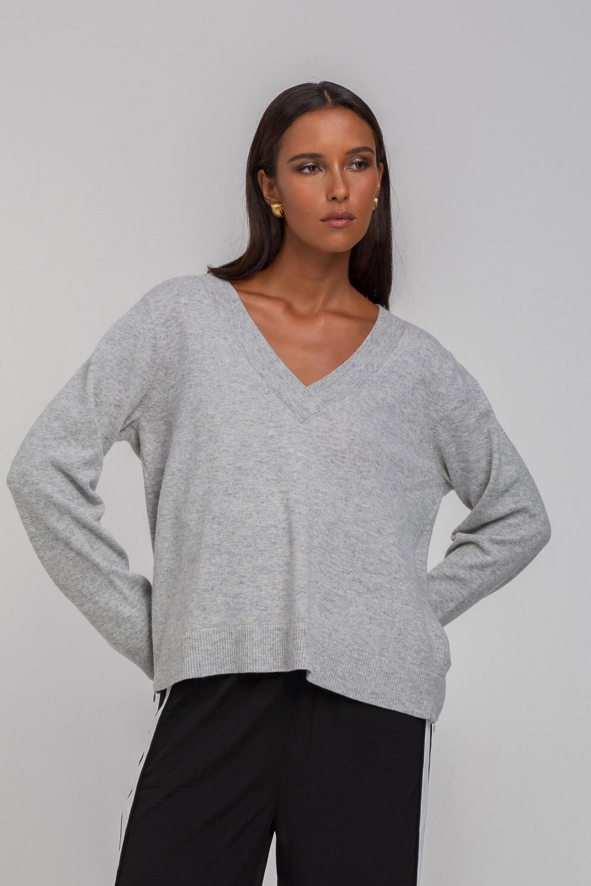 Blak Helios Light Jumper - Grey Marle