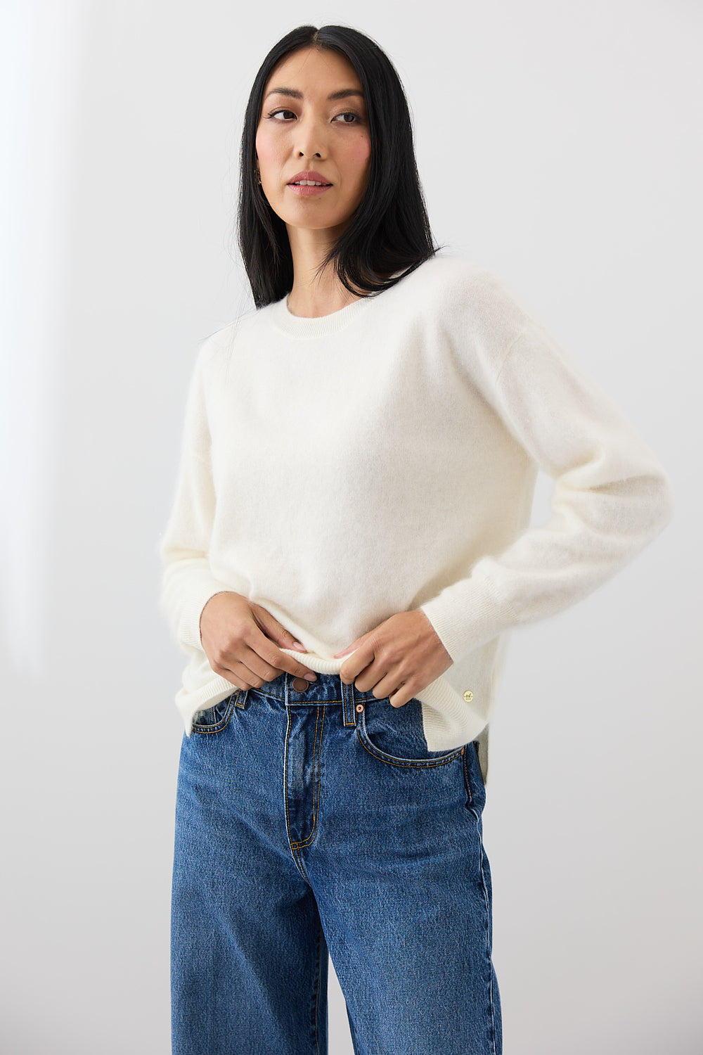 Mia Fratino Cashmere Cyra Sweater - Polar