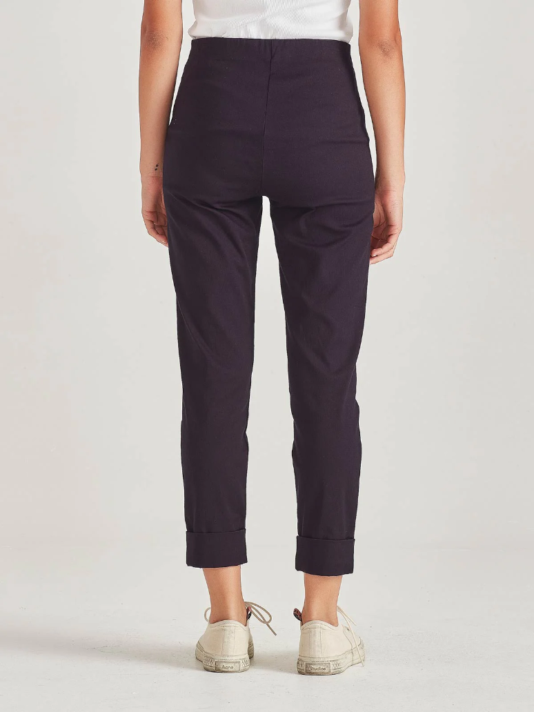 Sills Torpedo Cuffed Hepburn Pant - Navy