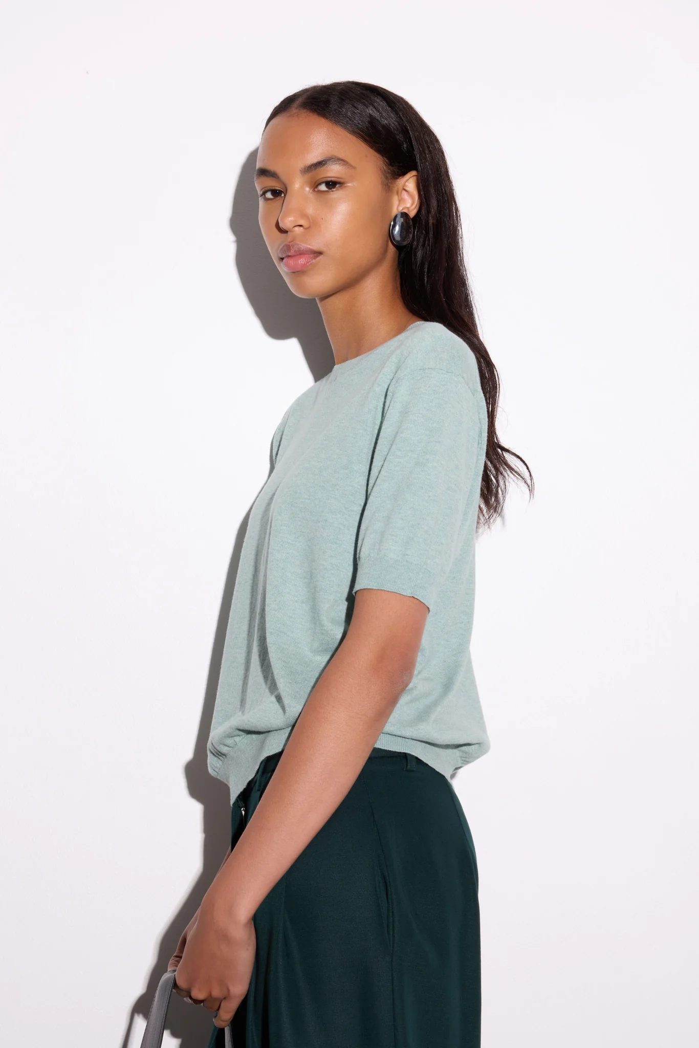 Gregory Farrah Jumper - Mint Melange