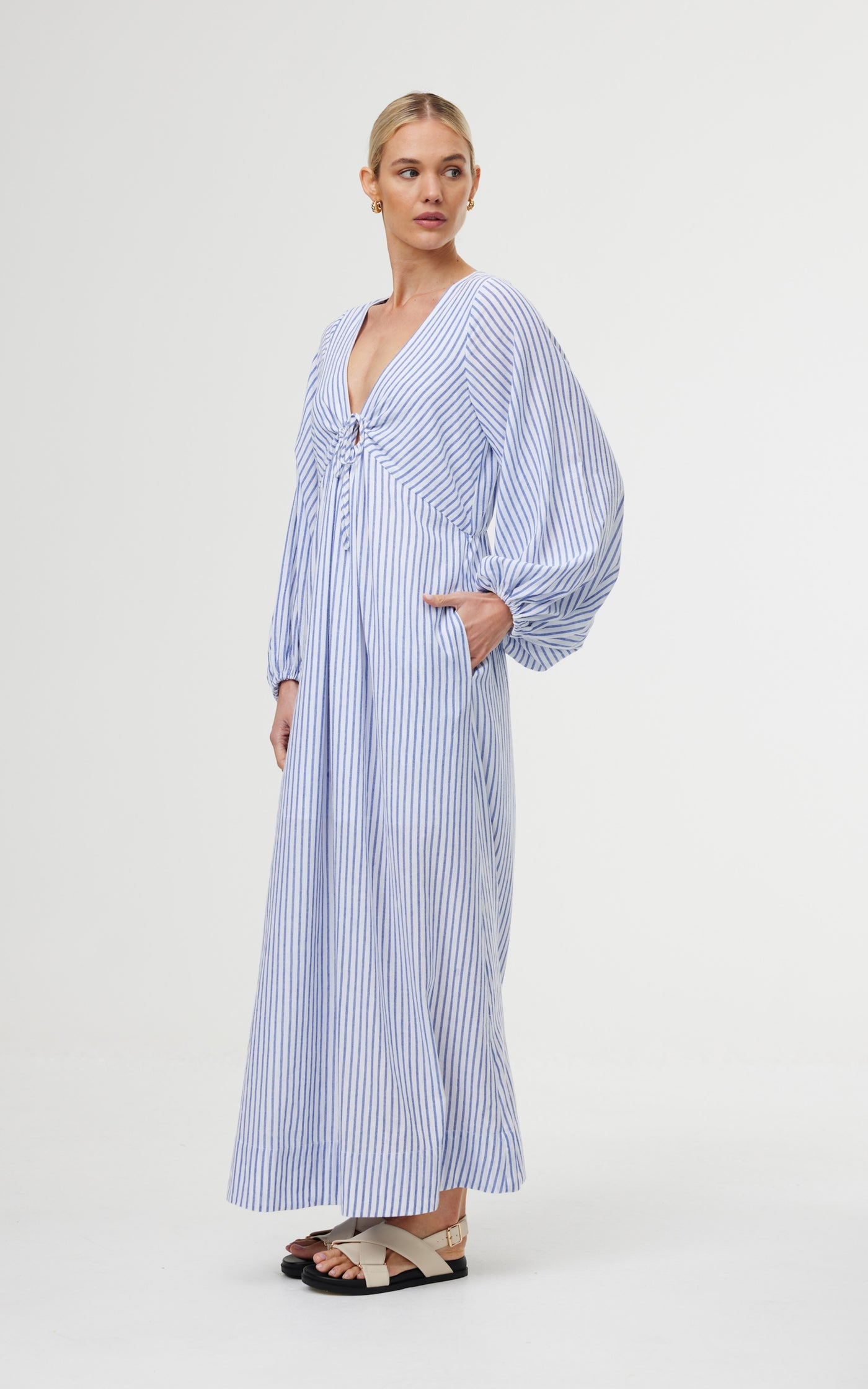 Kinney Marais Dress - Sea Stripe