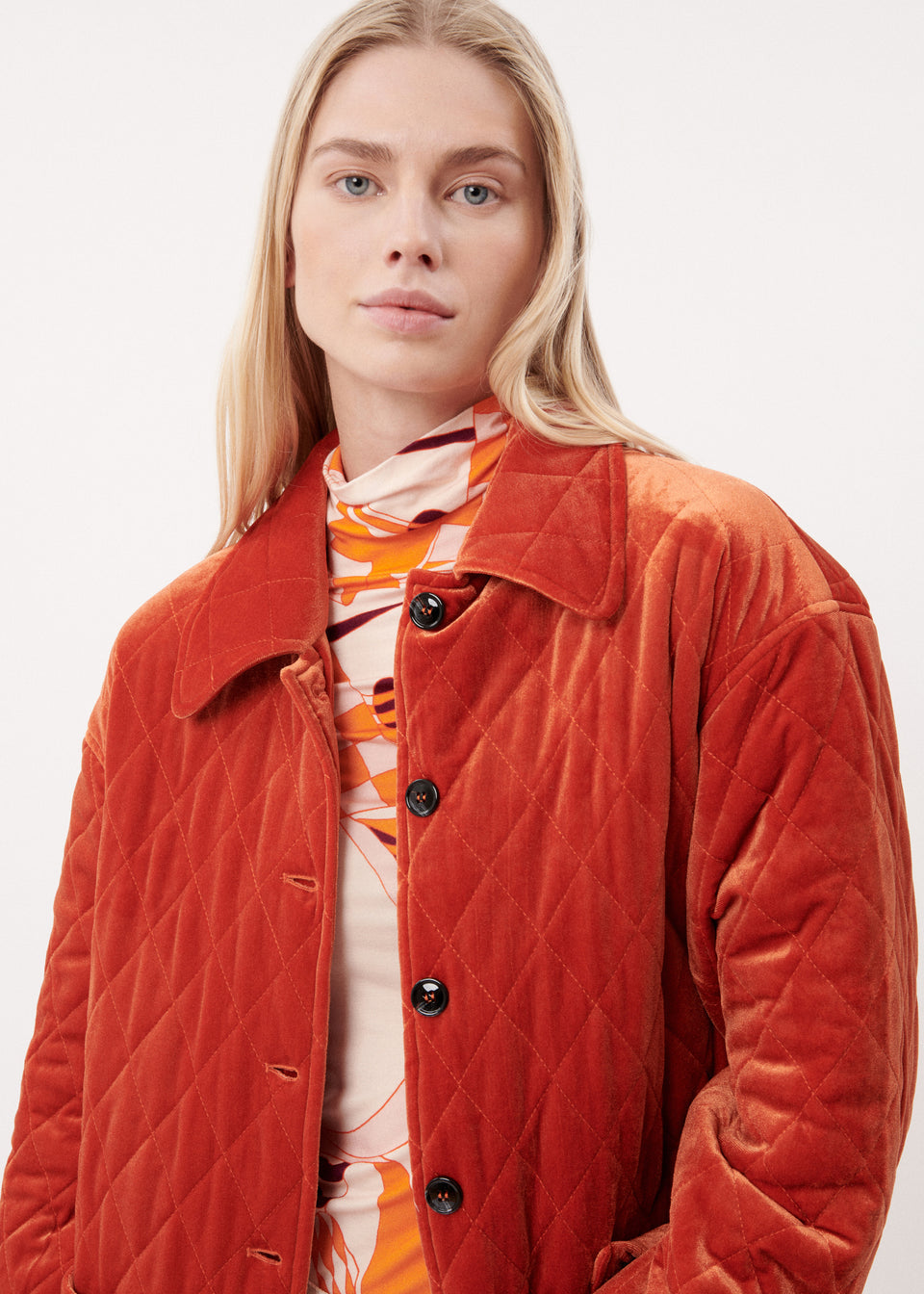 FRNCH Laia Jacket - Orange Brule