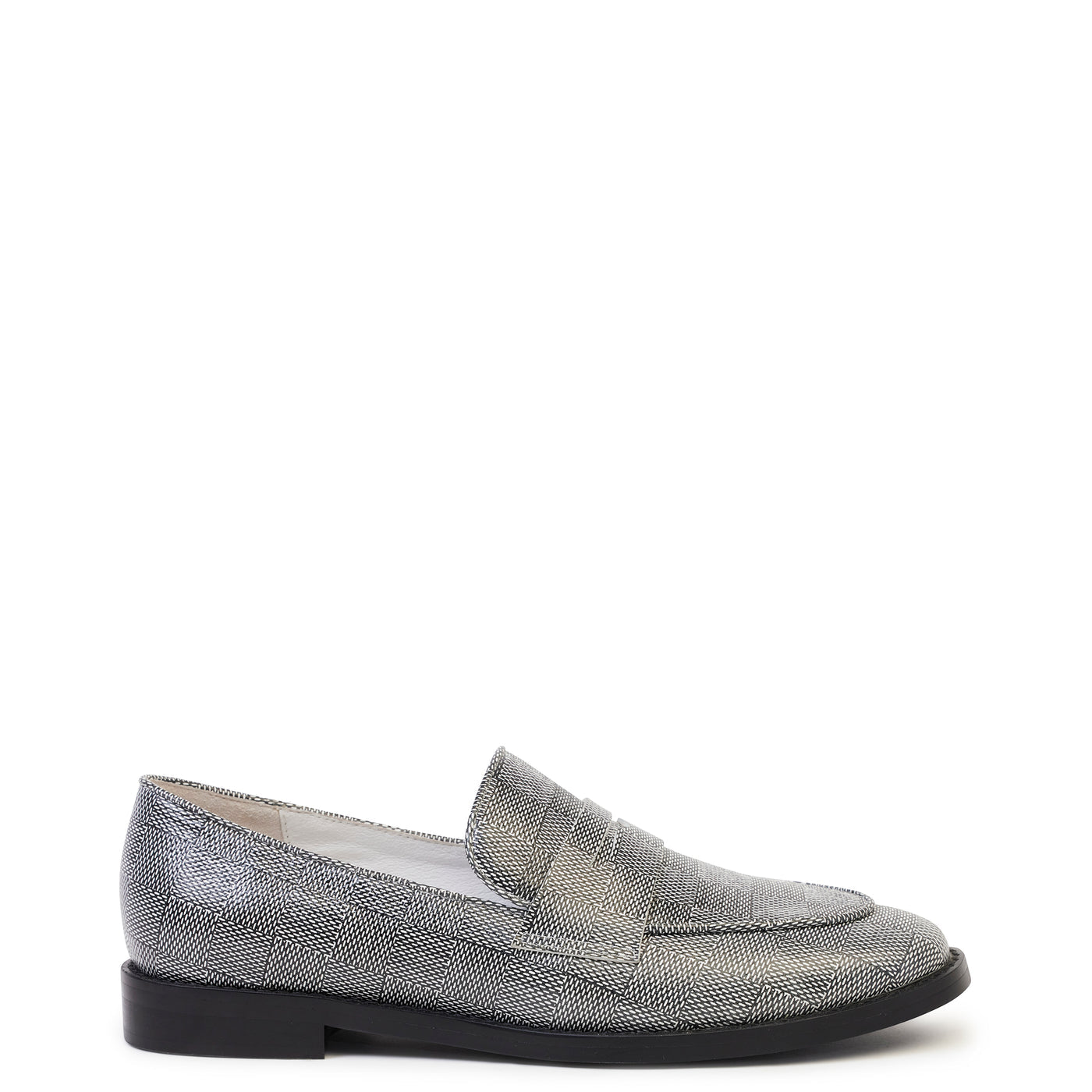 Kathryn Wilson Molly Loafer - Monochrome Check Calf