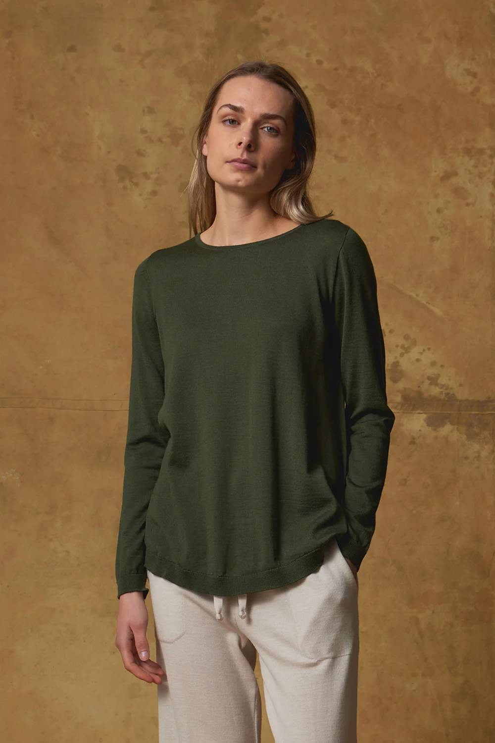 Standard Issue Merino Swing Sweater - Loden