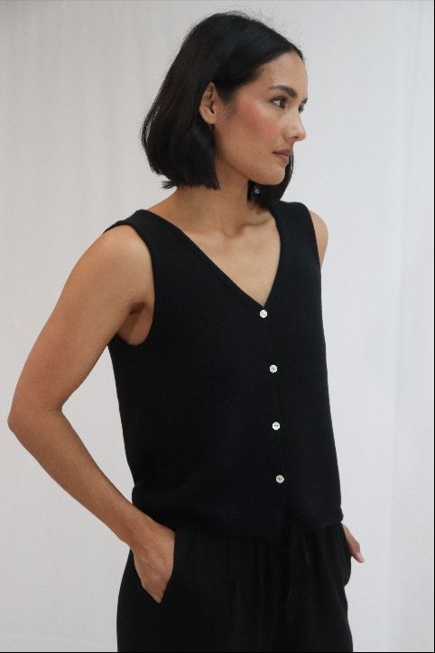 Hazel Vest - Black