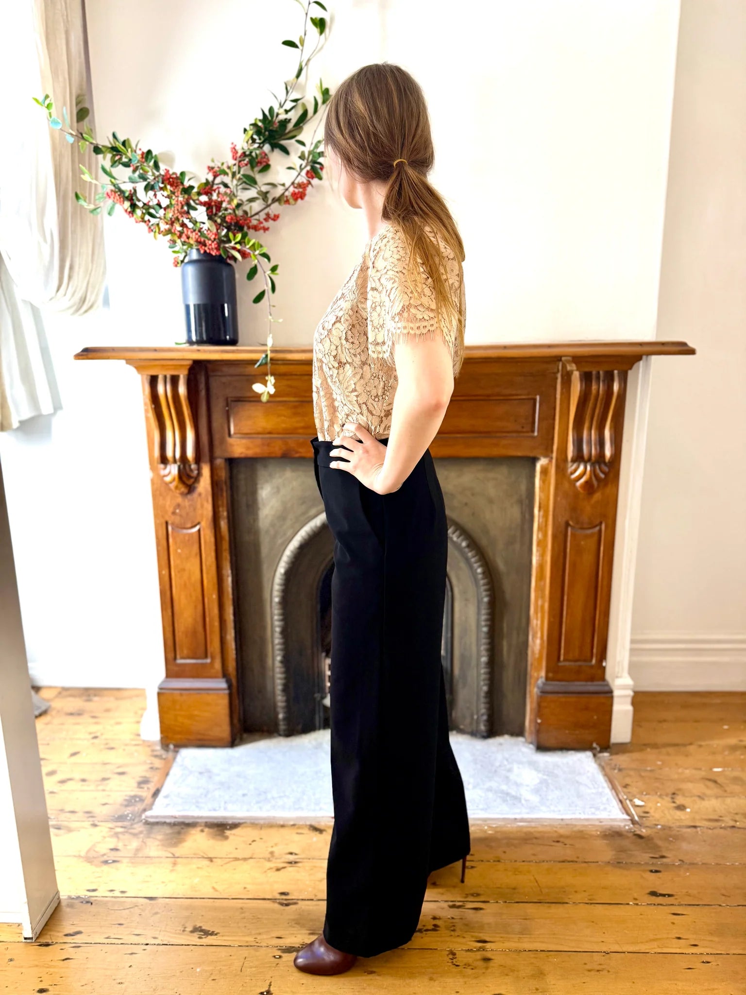 Carlson Gabrielle Pant - Black