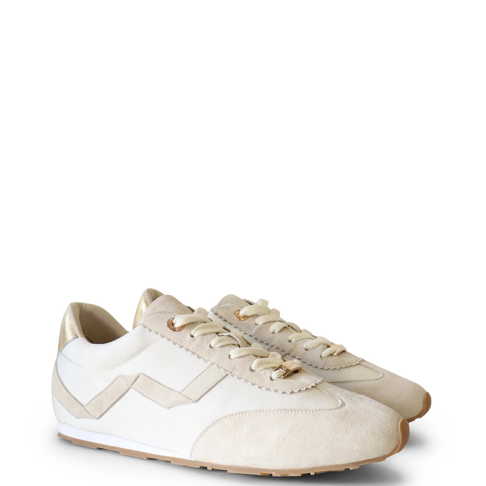 Daniela Sneaker - Stone Textile/Suede